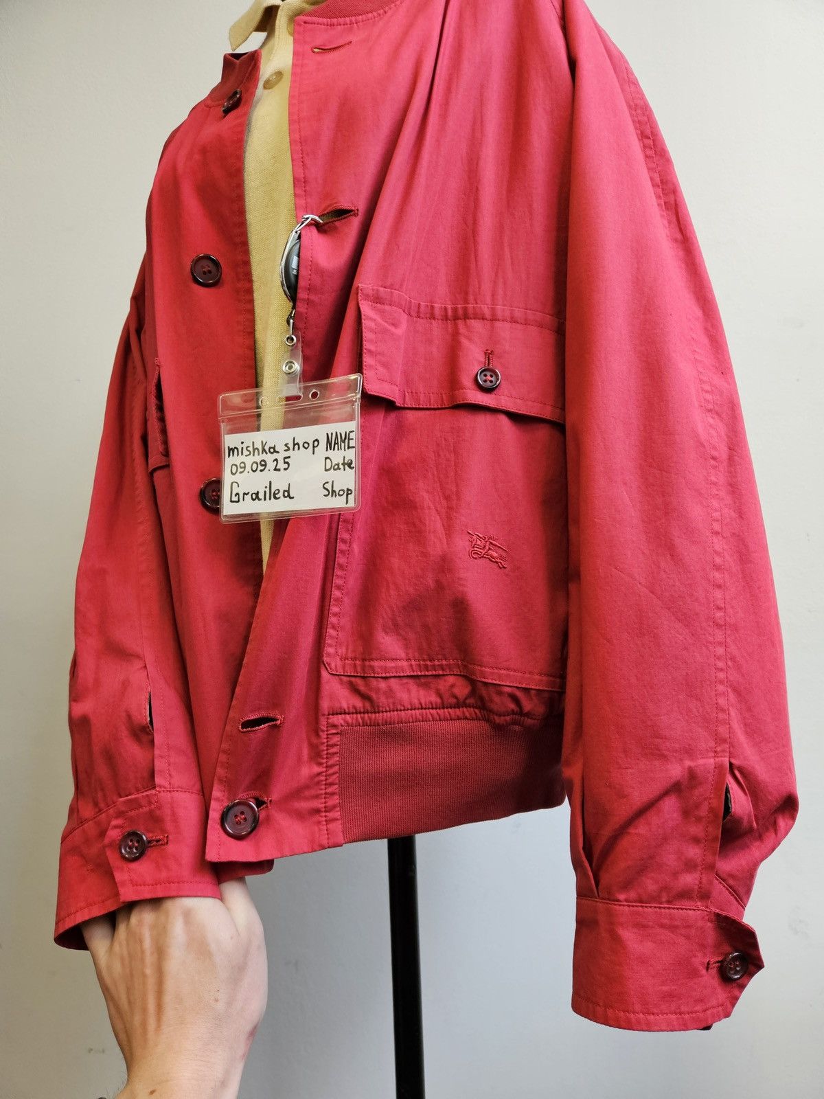 Burberry Bomber Burberrys’— Designer Burberry vintage Size US M / EU 48-50 / 2 - 2 Thumbnail