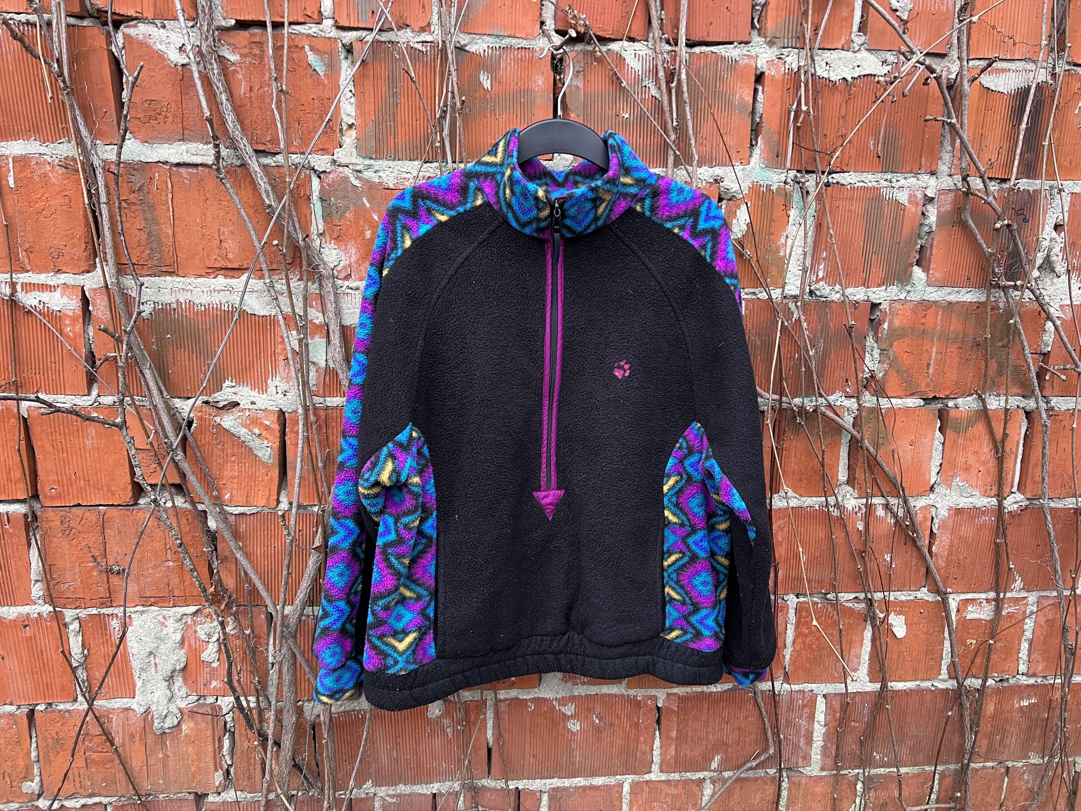 Jack Wolfskin 💲RARE💲 90s Jack Wolfskins Vintage Fleece 1/2 Zip sweater M Size US M / EU 48-50 / 2 - 2 Thumbnail