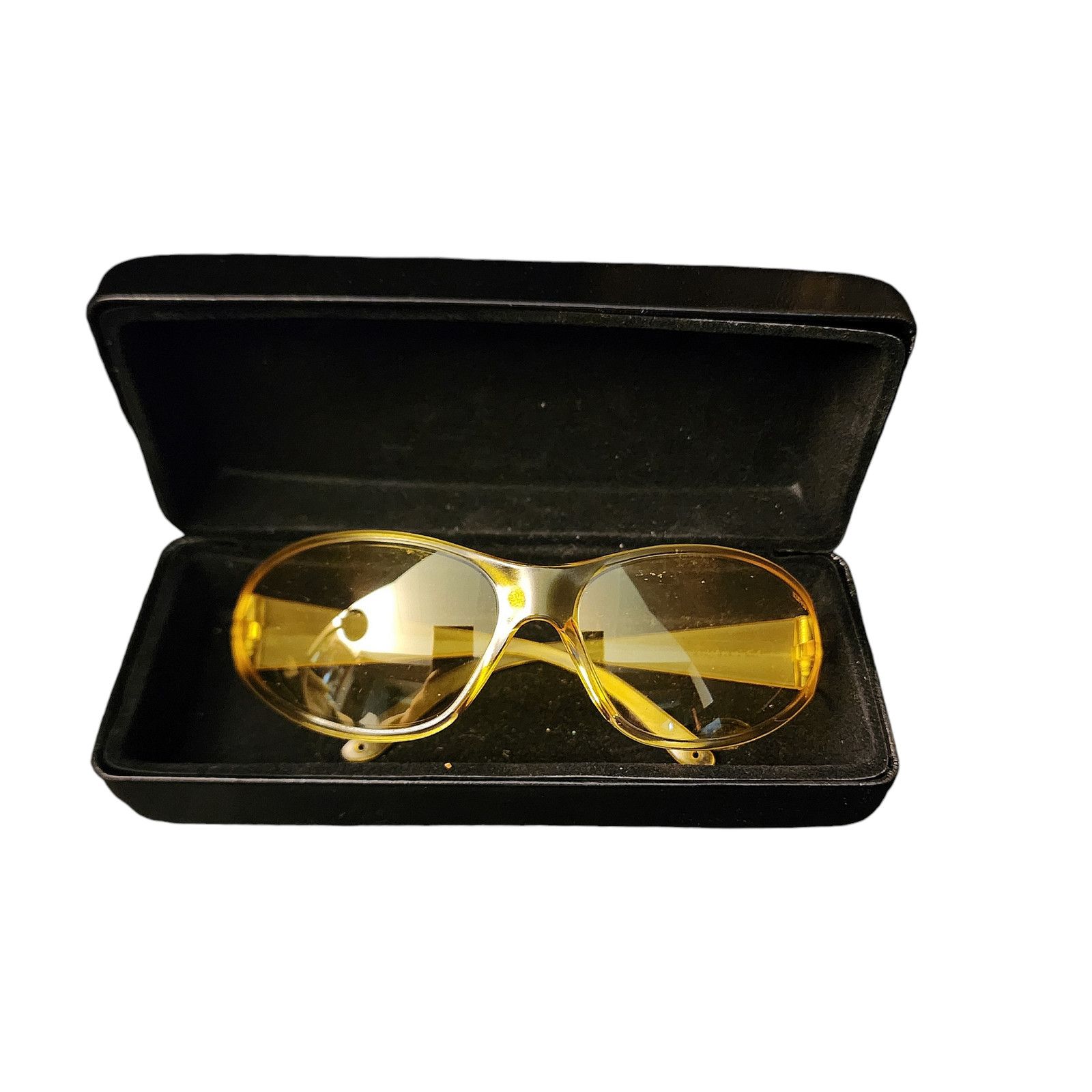 The Unbranded Brand Clearvision yellow lenses safety glasses with case. Size ONE SIZE - 2 Thumbnail