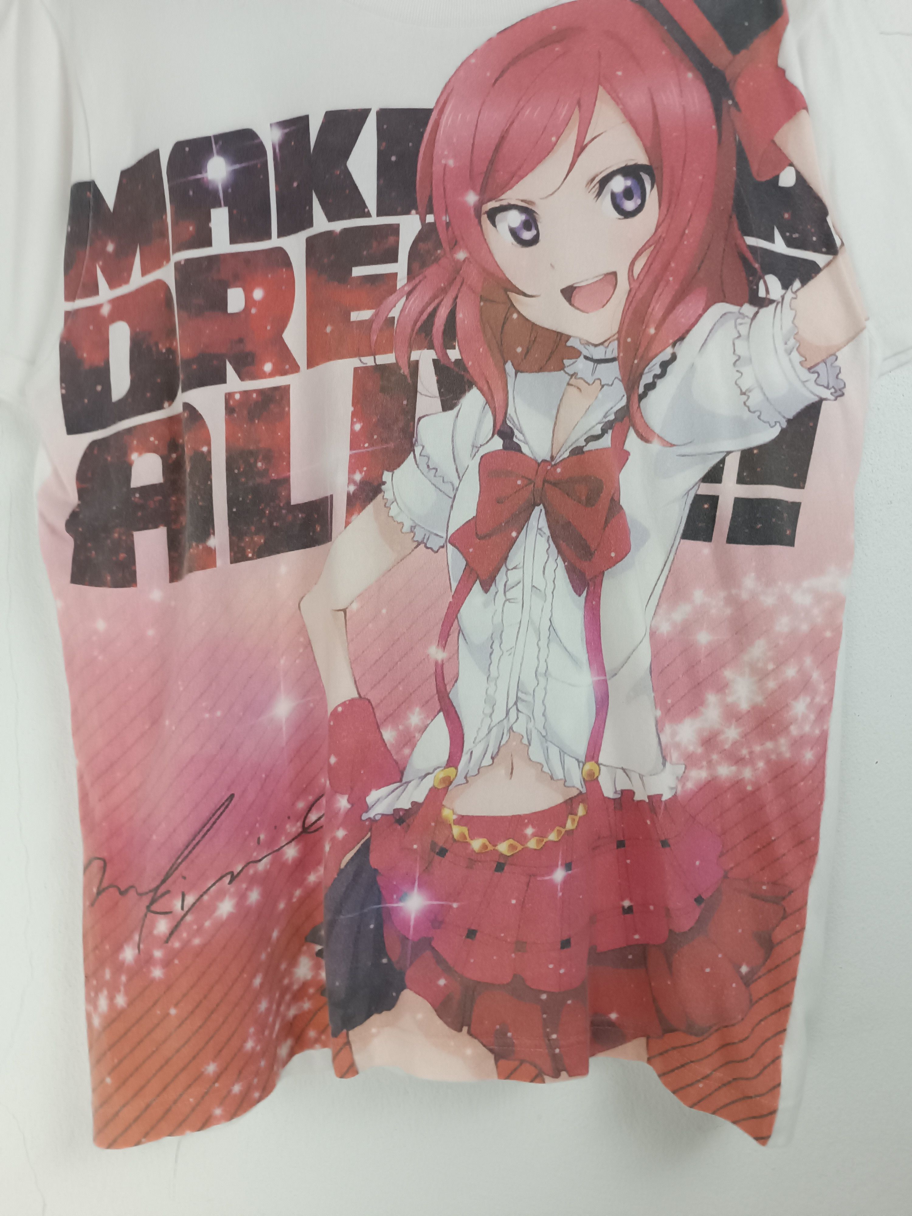 Anime VINTAGE LOVE LIVE! NISHIKINO MAKI SCHOOL IDOL PROJECT TEE Size US M / EU 48-50 / 2 - 9 Thumbnail