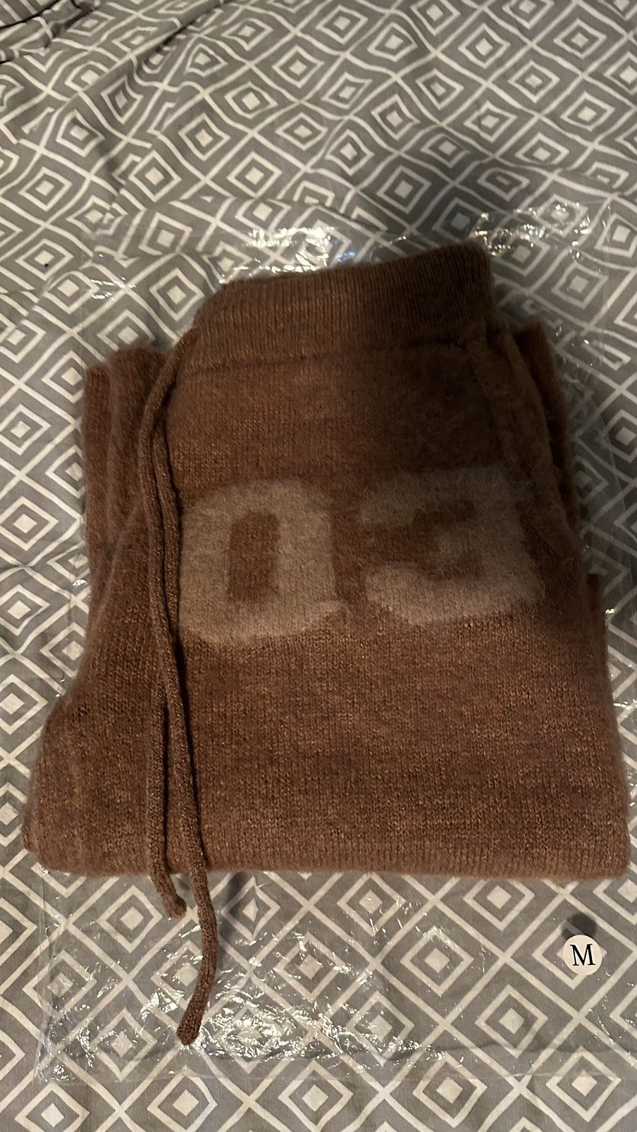 Other End Days 03 Mohair Flared Jogger Brown Size US 33 - 2 Thumbnail