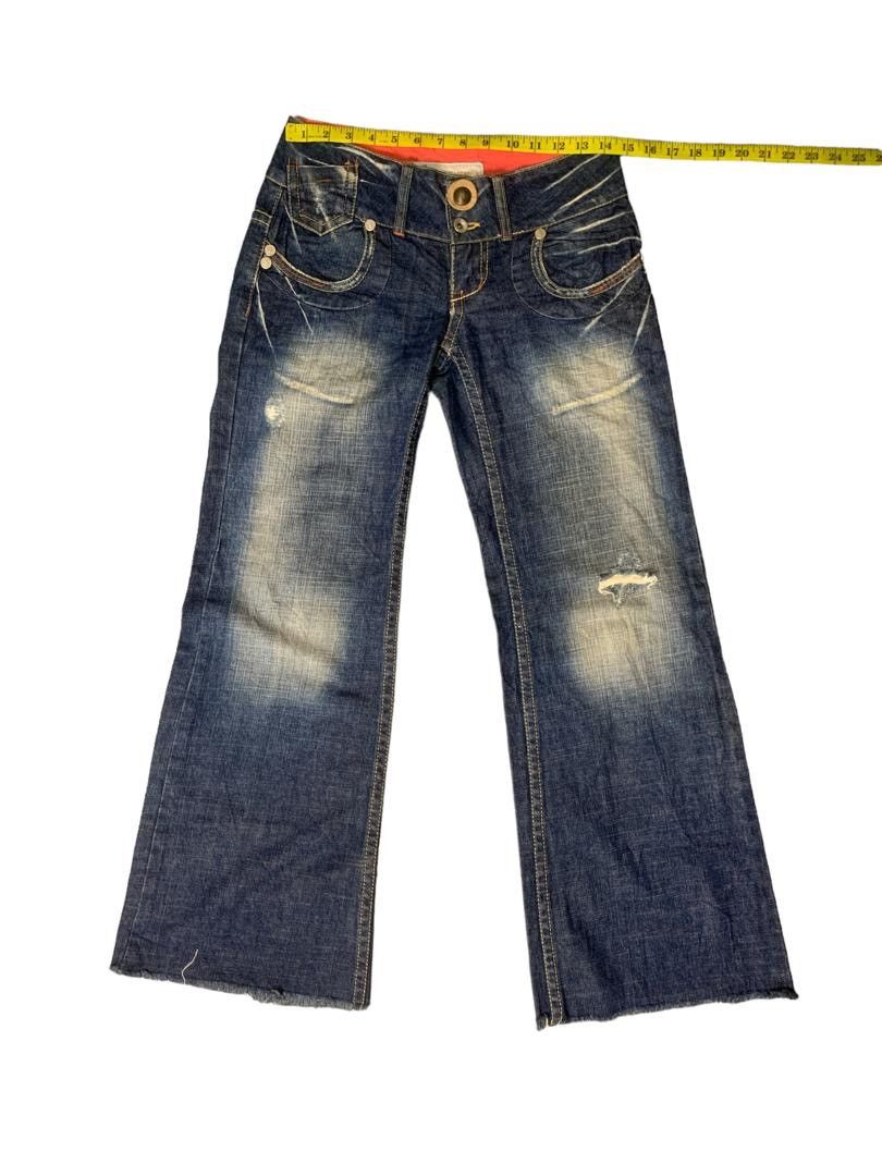 Red Pepper Distressed Denim