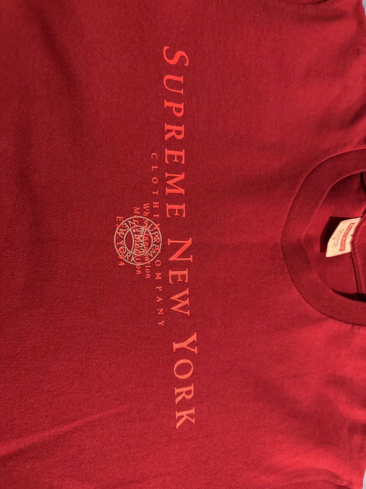 Supreme Supreme new york tee Size US S / EU 44-46 / 1 - 3 Thumbnail