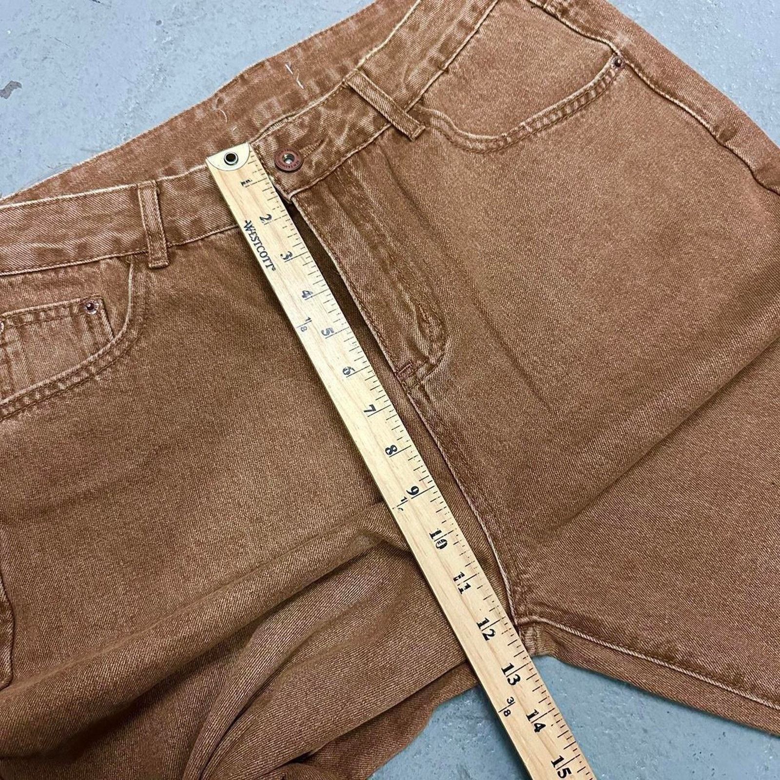 Other BAGGY BROWN WIDE LEG ESSENTIAL WAIST 28 FLAT Size US 28 / EU 44 - 6 Thumbnail