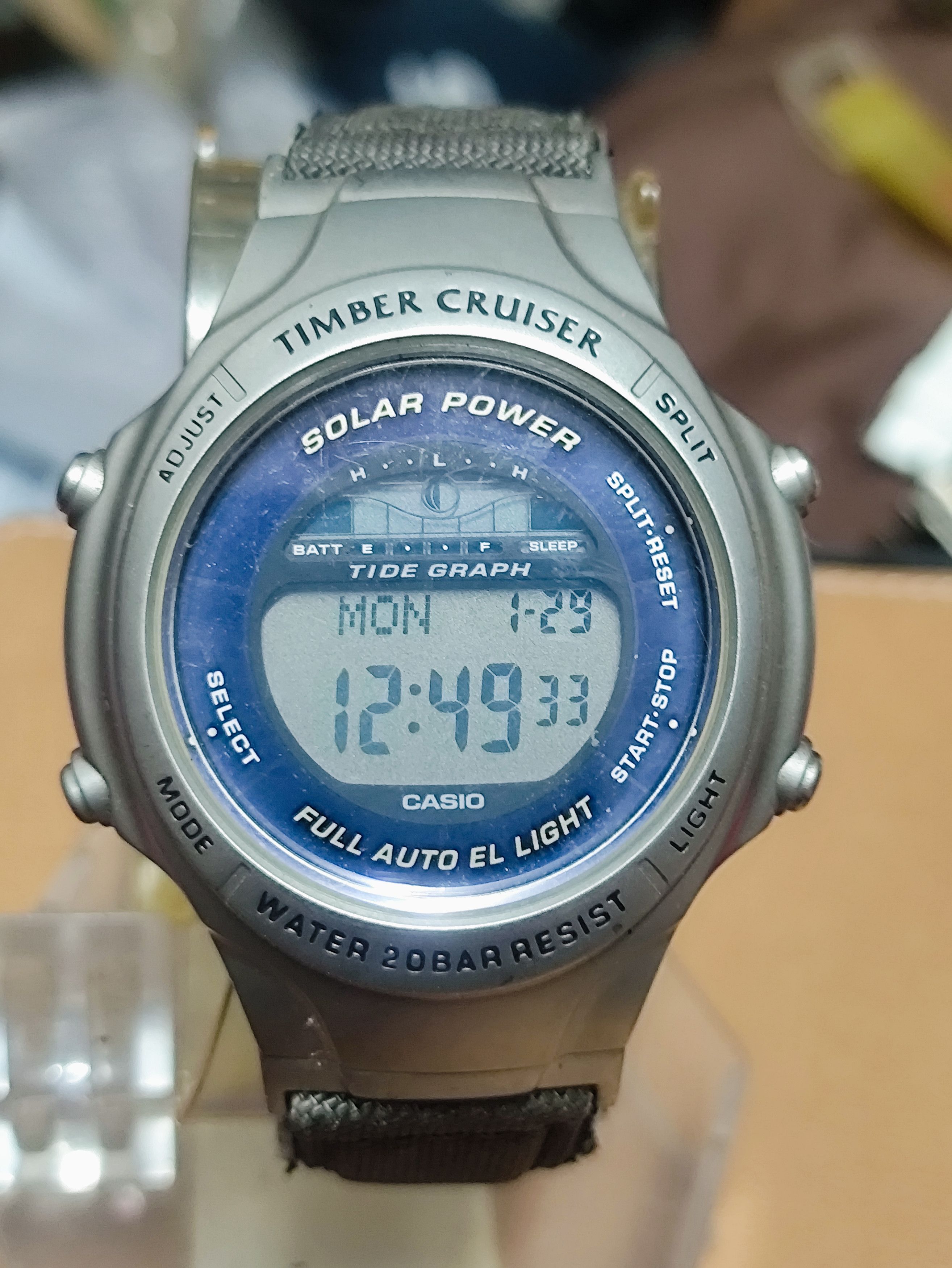 Casio × Japanese Brand × Vintage Vintage Casio Timber Cruiser Solar Power TIC-10 JAPAN -H Size ONE SIZE - 4 Thumbnail