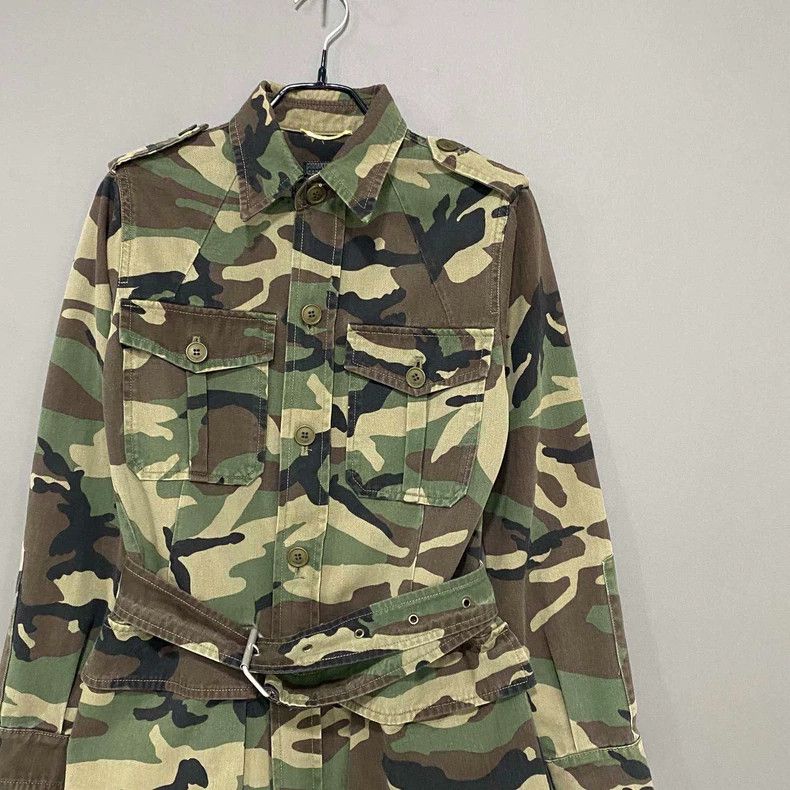 Saint Laurent Paris Saint Laurent Paris Gold thread camouflage overalls jacket Size US S / EU 44-46 / 1 - 2 Thumbnail