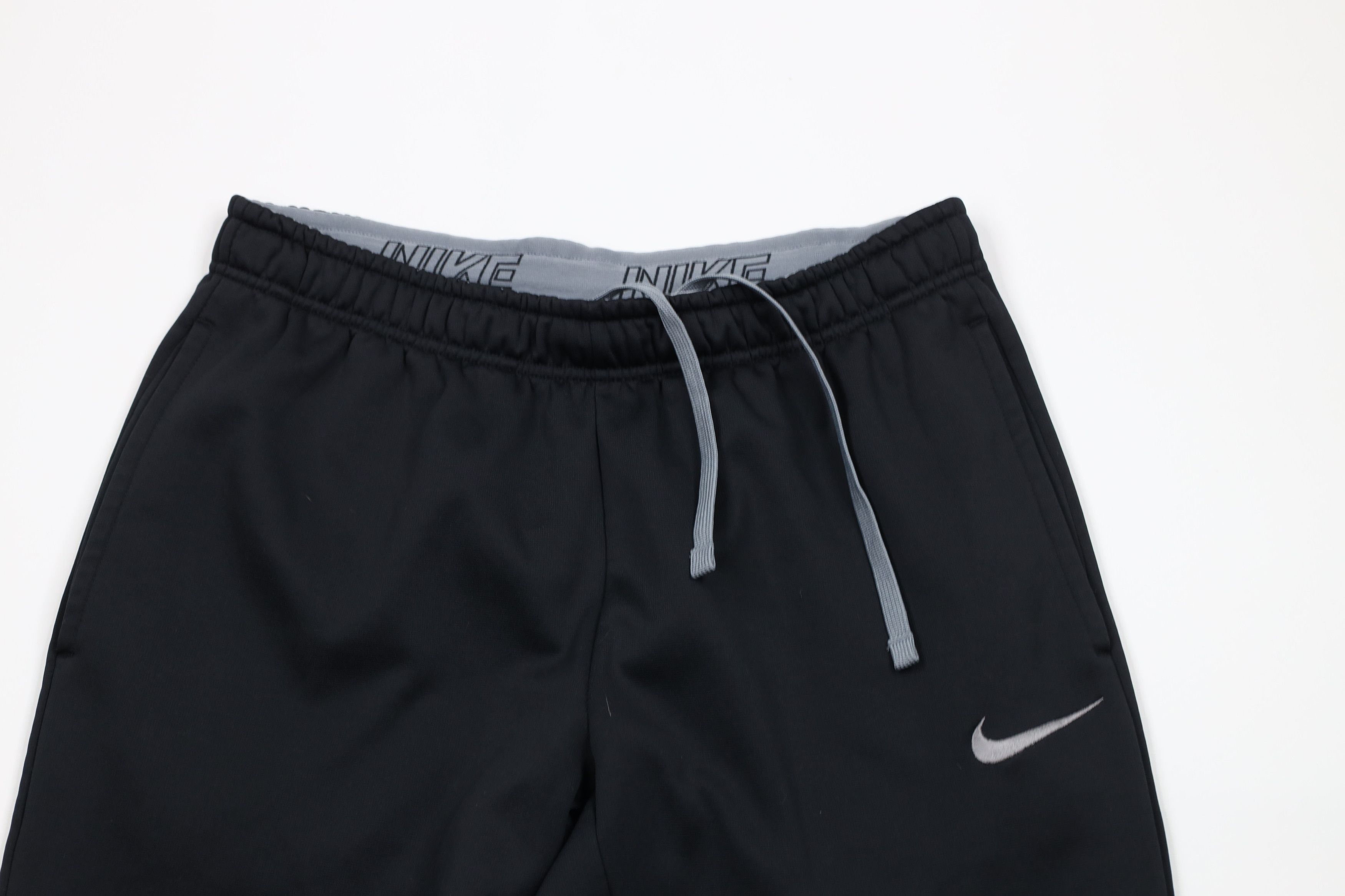 Nike × Vintage Vintage Y2K Nike Scott Mini Swoosh Wide Leg Sweatpants Size US 36 / EU 52 - 2 Thumbnail