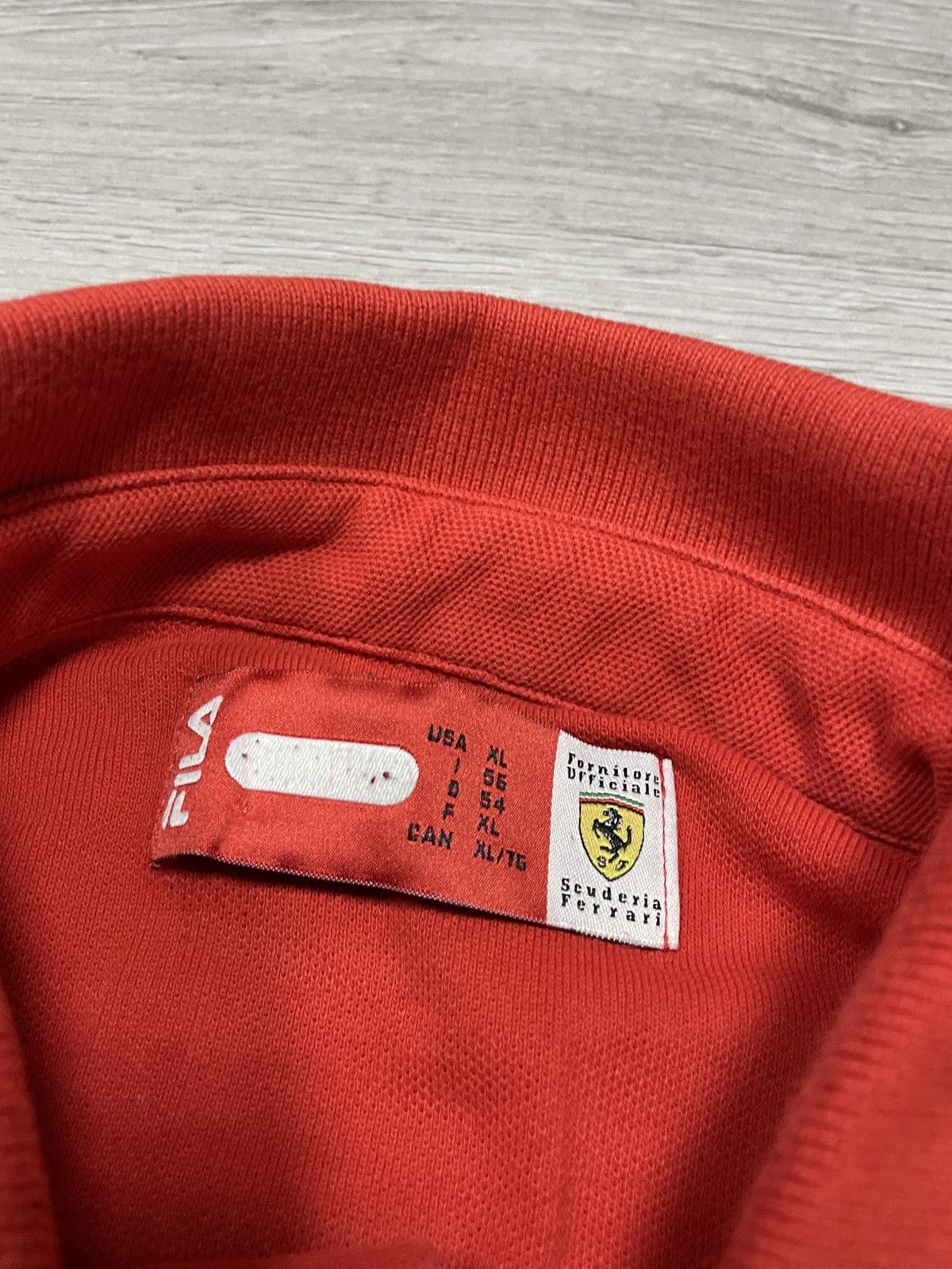 Fila Fila Ferrari vodafone shell polo Size US XL / EU 56 / 4 - 5 Thumbnail