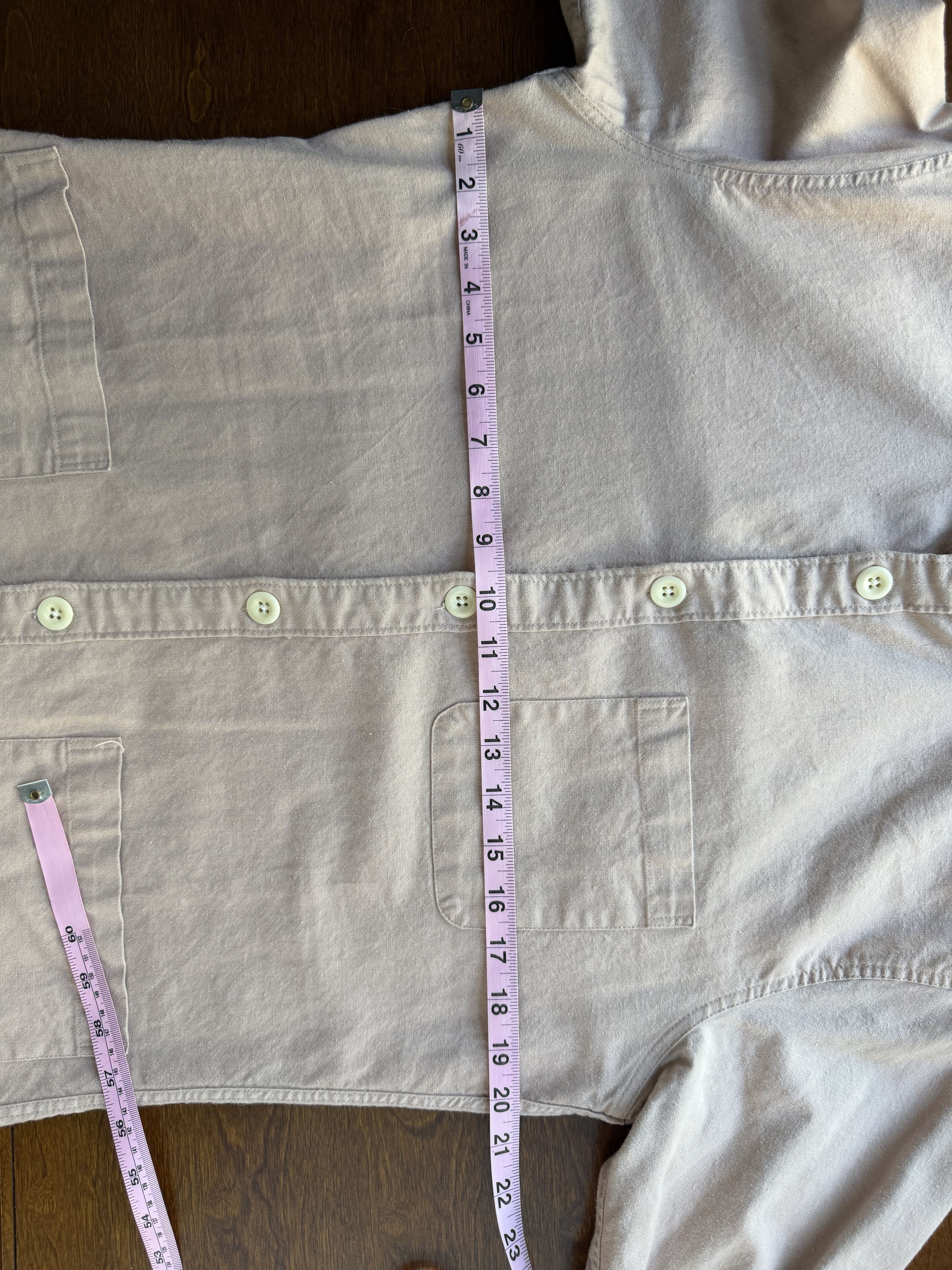 Corridor Corridor Linen Cotton Overshirt Dusty Rose Small Made USA Size US S / EU 44-46 / 1 - 10 Thumbnail