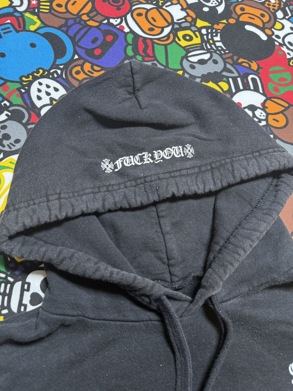 Chrome Hearts Chrome Hearts Black Vertical Script Pullover Hoodie Size US M / EU 48-50 / 2 - 5 Thumbnail