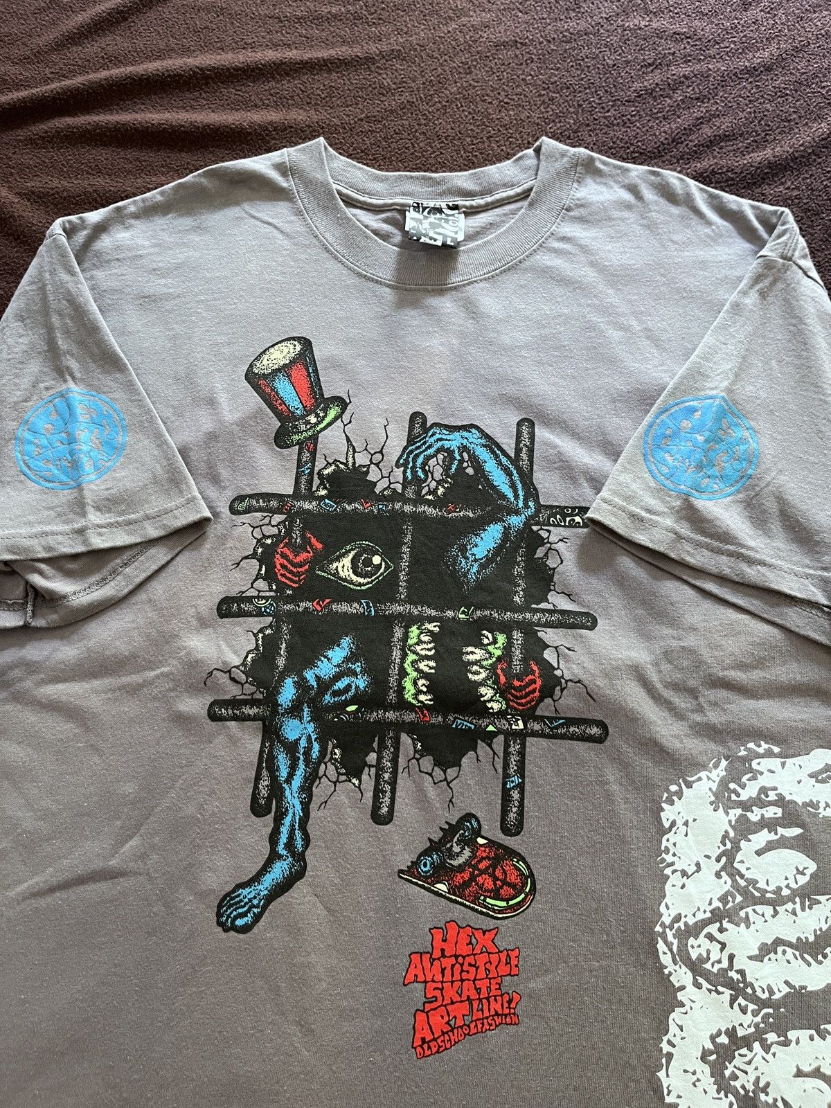 Vintage VINTAGE HEX ANTI STYLE SKATE 90s PUSHEAD STLYE Size US L / EU 52-54 / 3 - 3 Thumbnail