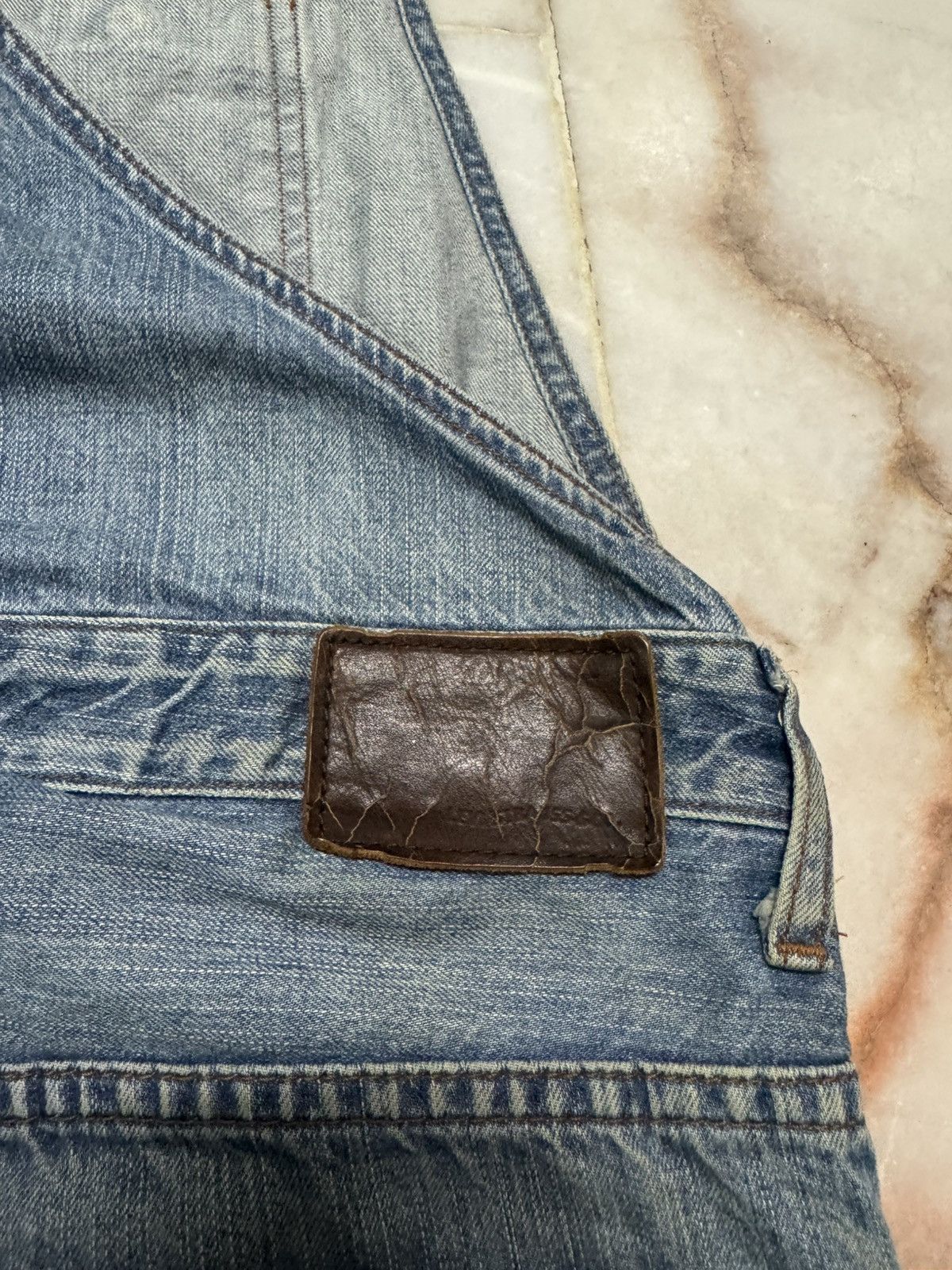 Levi's 💥FLARE💥90's LEVI'S RUSTY OVERALL RARE POCKET BOOTCUT MUDWASH Size US 30 / EU 46 - 12 Thumbnail