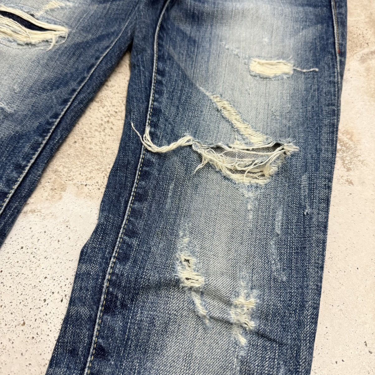 MOUSSY Moussy Vintage Distressed Skinny Denim Pants Size 23" - 7 Thumbnail