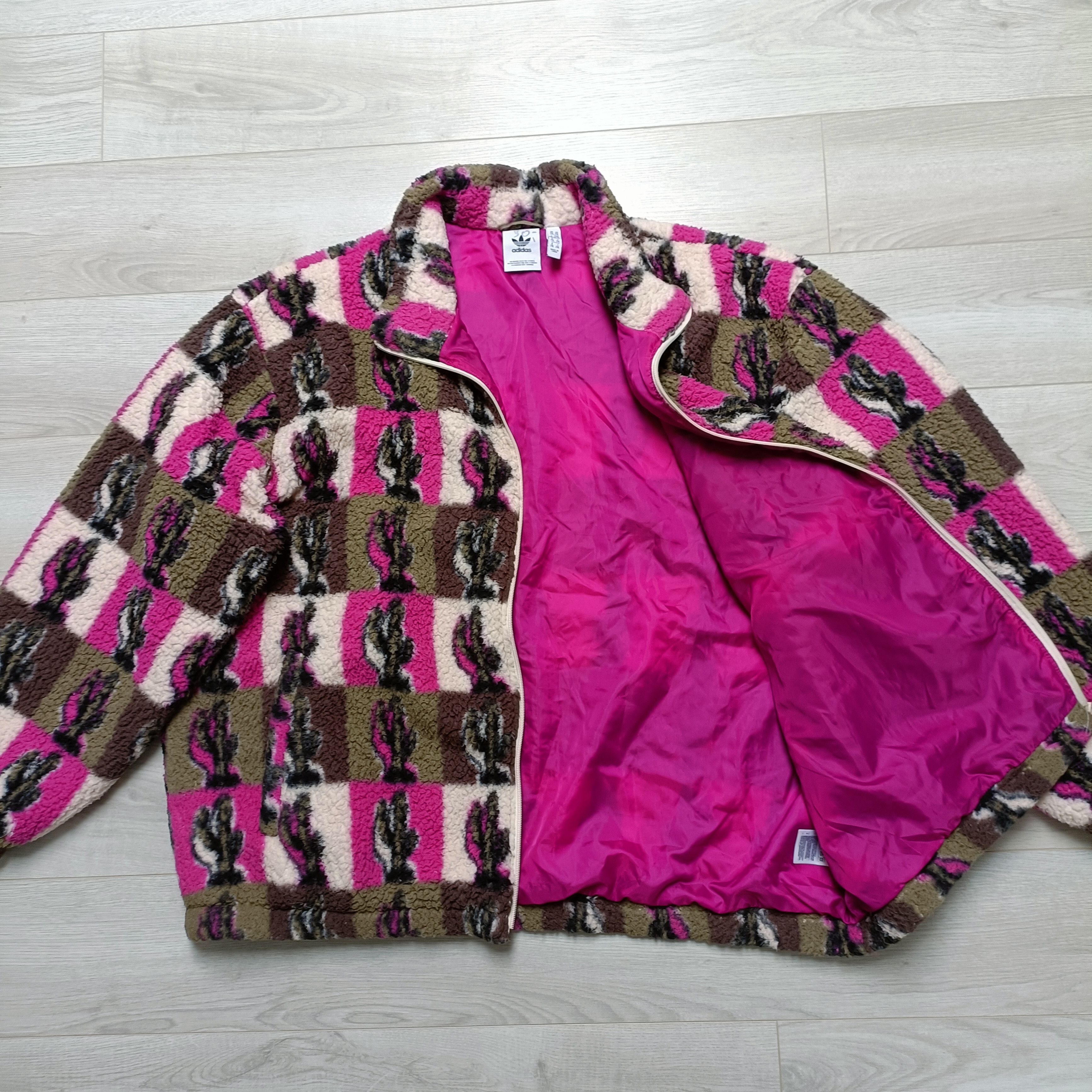 Adidas Men's Abstract Full Zip Shaggy Jacket ! Size US XXL / EU 58 / 5 - 2 Thumbnail