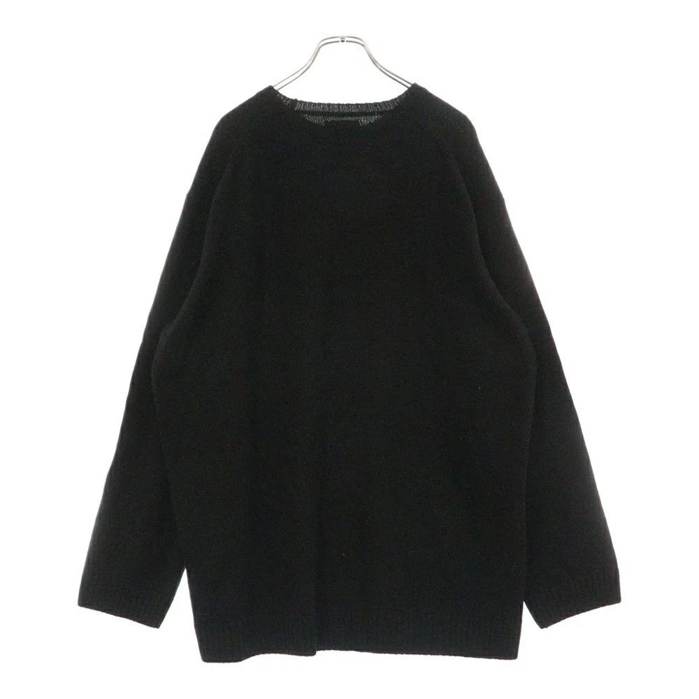 Yohji Yamamoto BLACK Scandal Yohji Yamamoto intarsia knit jumper Size US L / EU 52-54 / 3 - 2 Thumbnail