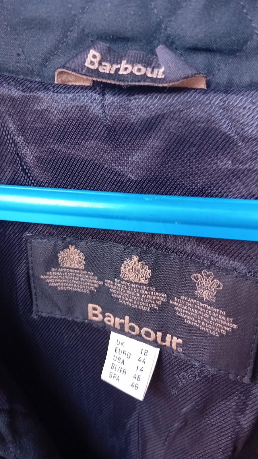 Barbour Barbour L208 Tailored M/Fibre Quilt jacket sz UK18/US14 Size XL / US 12-14 / IT 48-50 - 10 Thumbnail