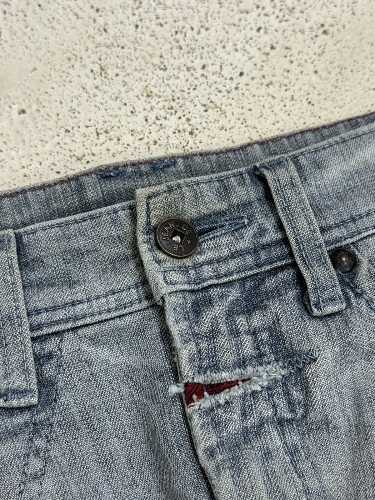 Marithe + Francois Girbaud Marithe Francois Girbaud Heavy Stitching Distressed Dirt Size US 30 / EU 46 - 9 Thumbnail