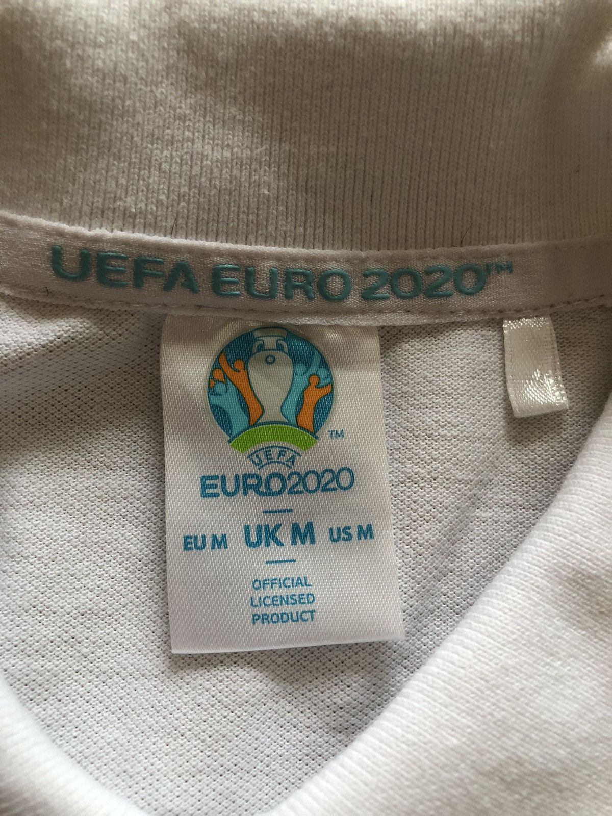UEFA ENGLAND UEFA EURO 2020 FOOTBALL SOCCER POLO SHIRT Size US M / EU 48-50 / 2 - 4 Thumbnail
