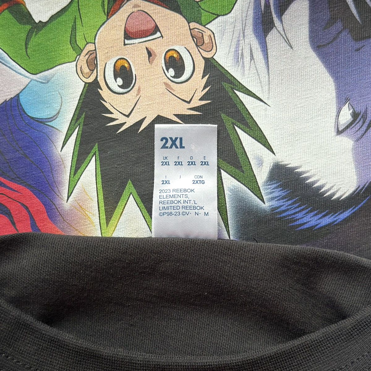 Anime 2023 Reebok Hunter x Hunter Anime T-Shirt, Size XXL, HxH! Size US XXL / EU 58 / 5 - 10 Thumbnail