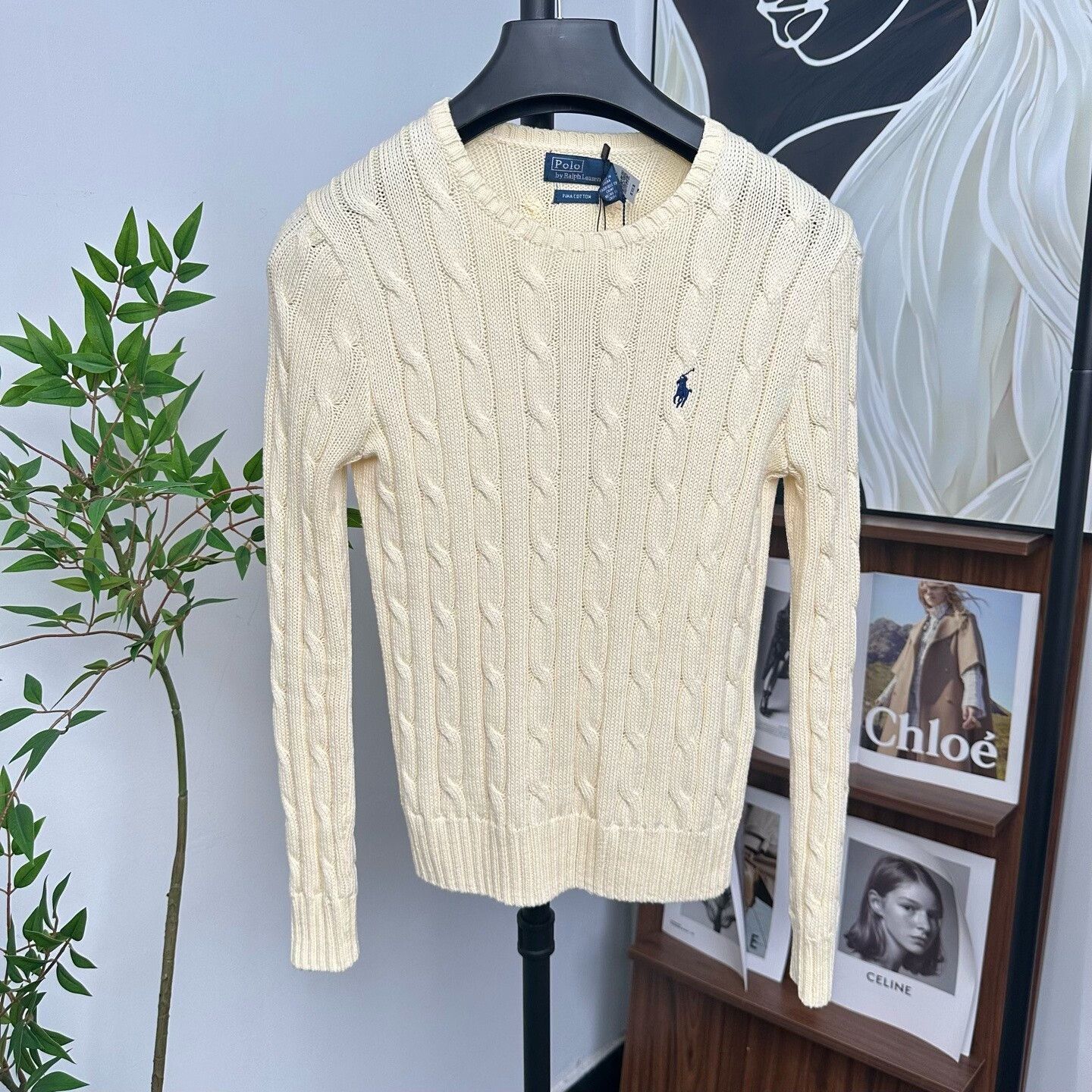 Ralph Lauren Purple Label Polo Ralph Lauren Long Sleeve Knitted Top Size S / US 4 / IT 40 - 1 Thumbnail