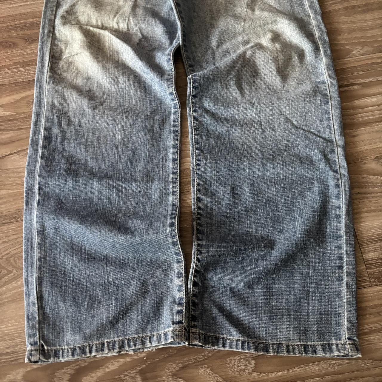Calvin Klein Crazy Vintage Y2K/2000s Grunge Faded Wash Calvin Klein Denim Jeans! 32x32 Size US 32 / EU 48 - 6 Thumbnail