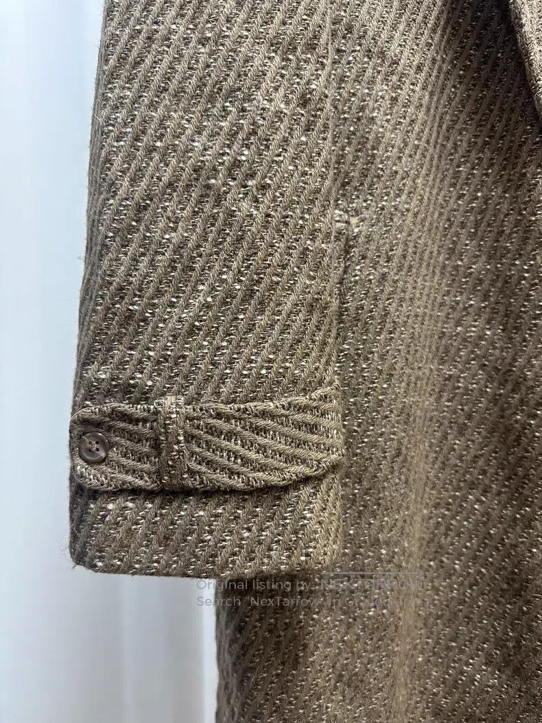 Yohji Yamamoto YOHJI YAMAMOTO Gold Threaded Coat Size US L / EU 52-54 / 3 - 3 Thumbnail