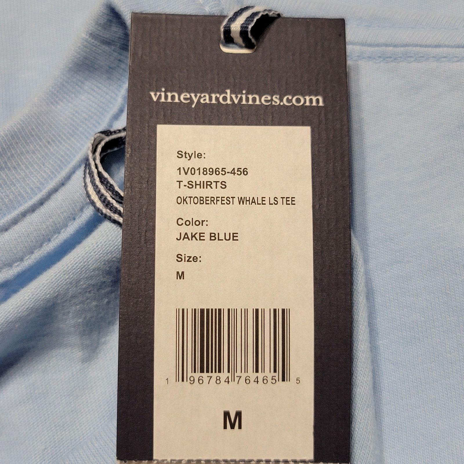 Vineyard Vines Vineyard Vines LS Unisex Tee Oktoberfest Whale - Medium NWT Size US M / EU 48-50 / 2 - 9 Thumbnail
