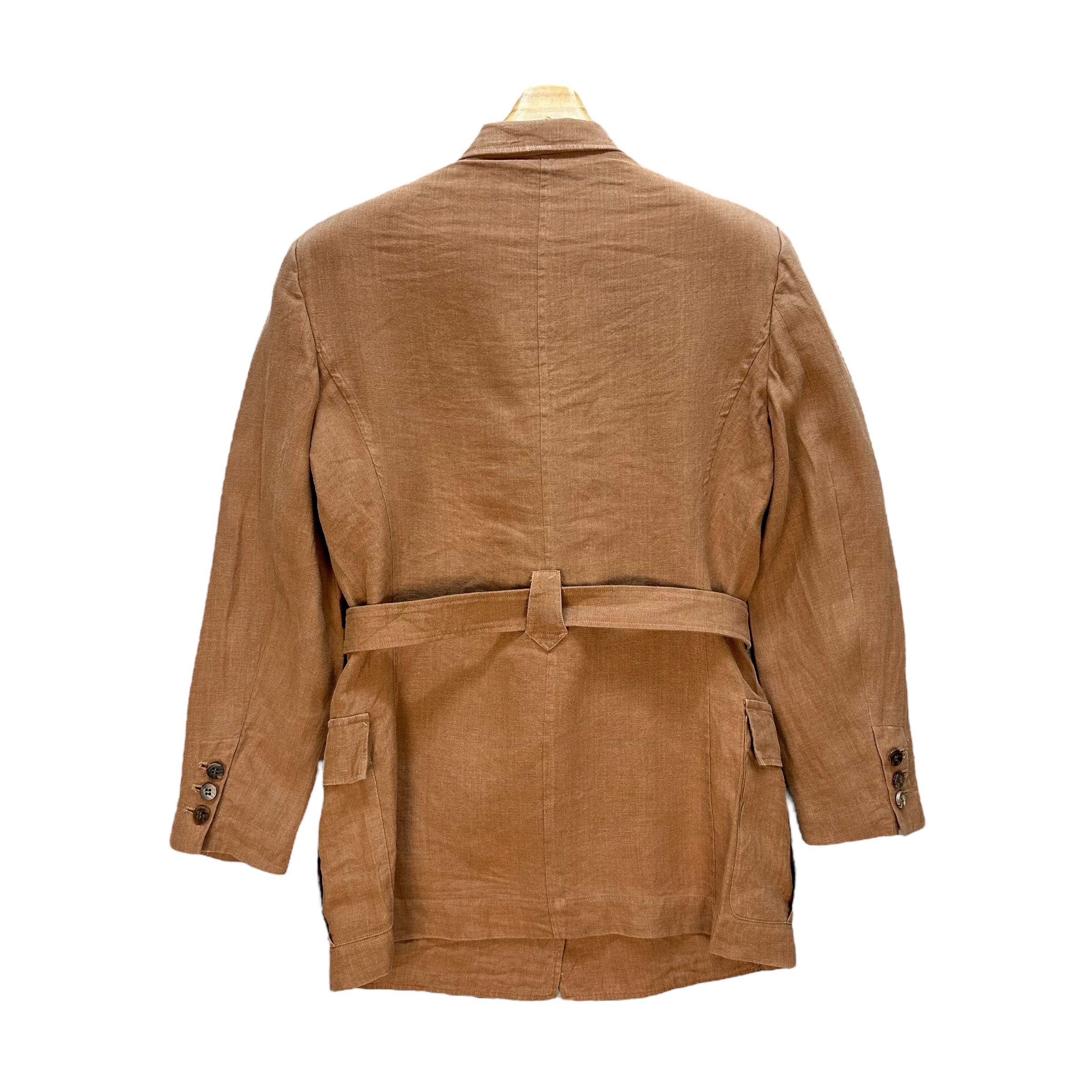 BIGI BIGI Made in Japan Belted Jacket Linen Skirt Suits #A24-0556 Size S / US 4 / IT 40 - 11 Thumbnail