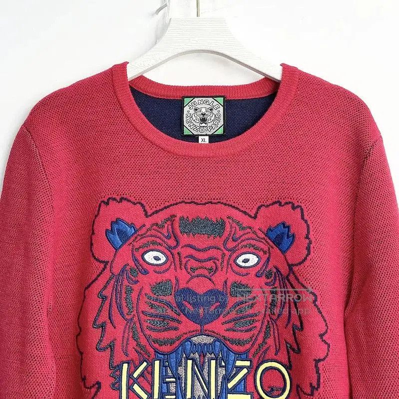 Kenzo KENZO Colorful Graphic Sweater for Women . Size XL / US 12-14 / IT 48-50 - 3 Thumbnail