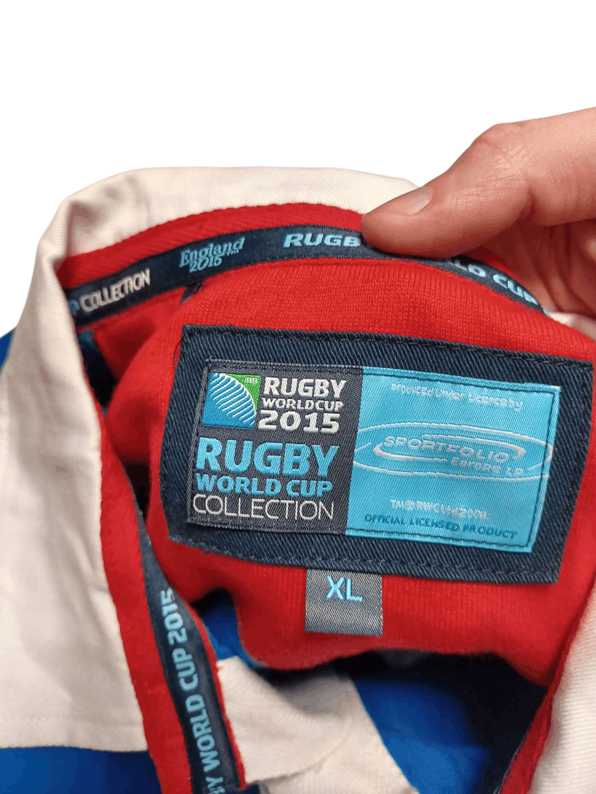 Canterbury of New Zealand FRANCE CHIEF KEEF CANTERBERY RUGBY WORLD CUP 2015 POLO Size US XL / EU 56 / 4 - 4 Thumbnail