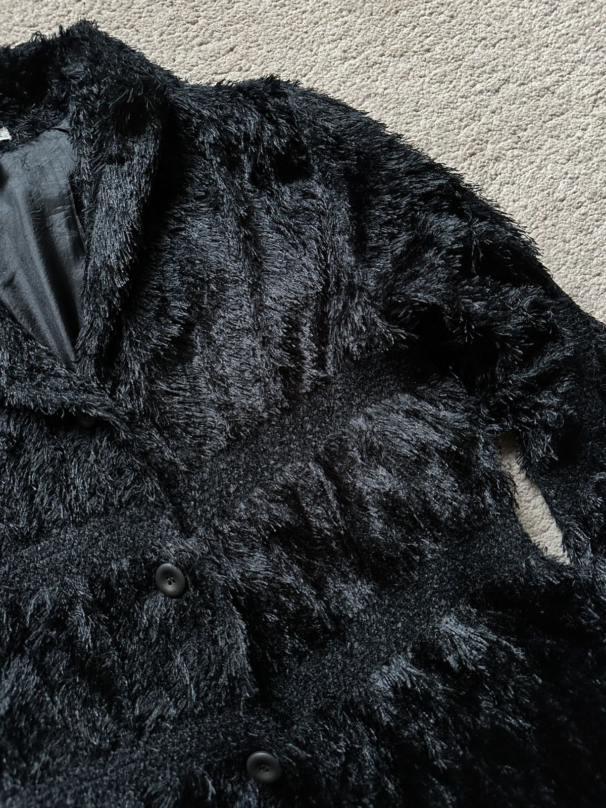Issey Miyake 1990s Issey Miyake Fur Jacket Size M / US 6-8 / IT 42-44 - 5 Thumbnail