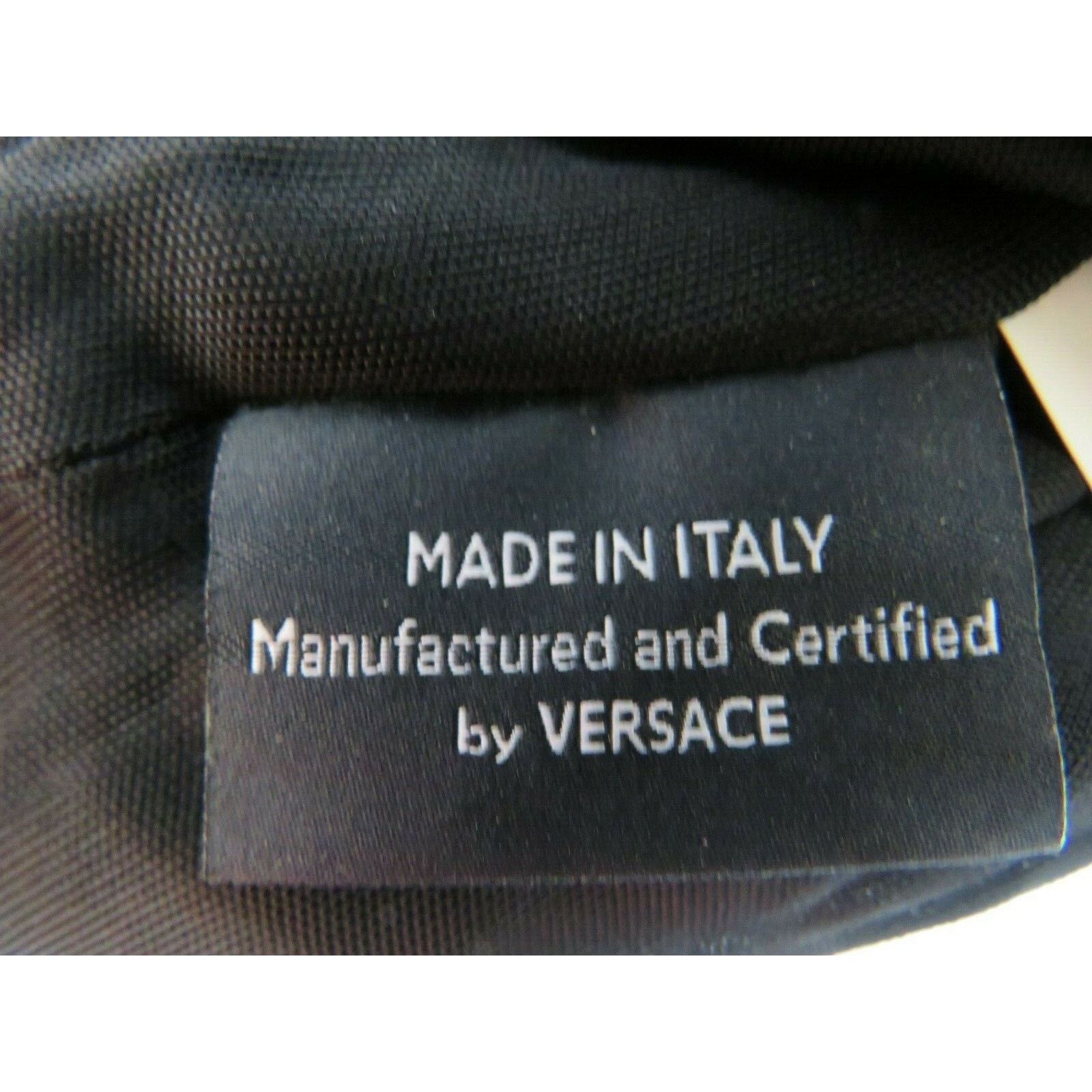 Versace VERSACE BLACK SILK BELTED MEDALLION LOGO DRESS TOP 46 ITALY Size L / US 10 / IT 46 - 7 Thumbnail
