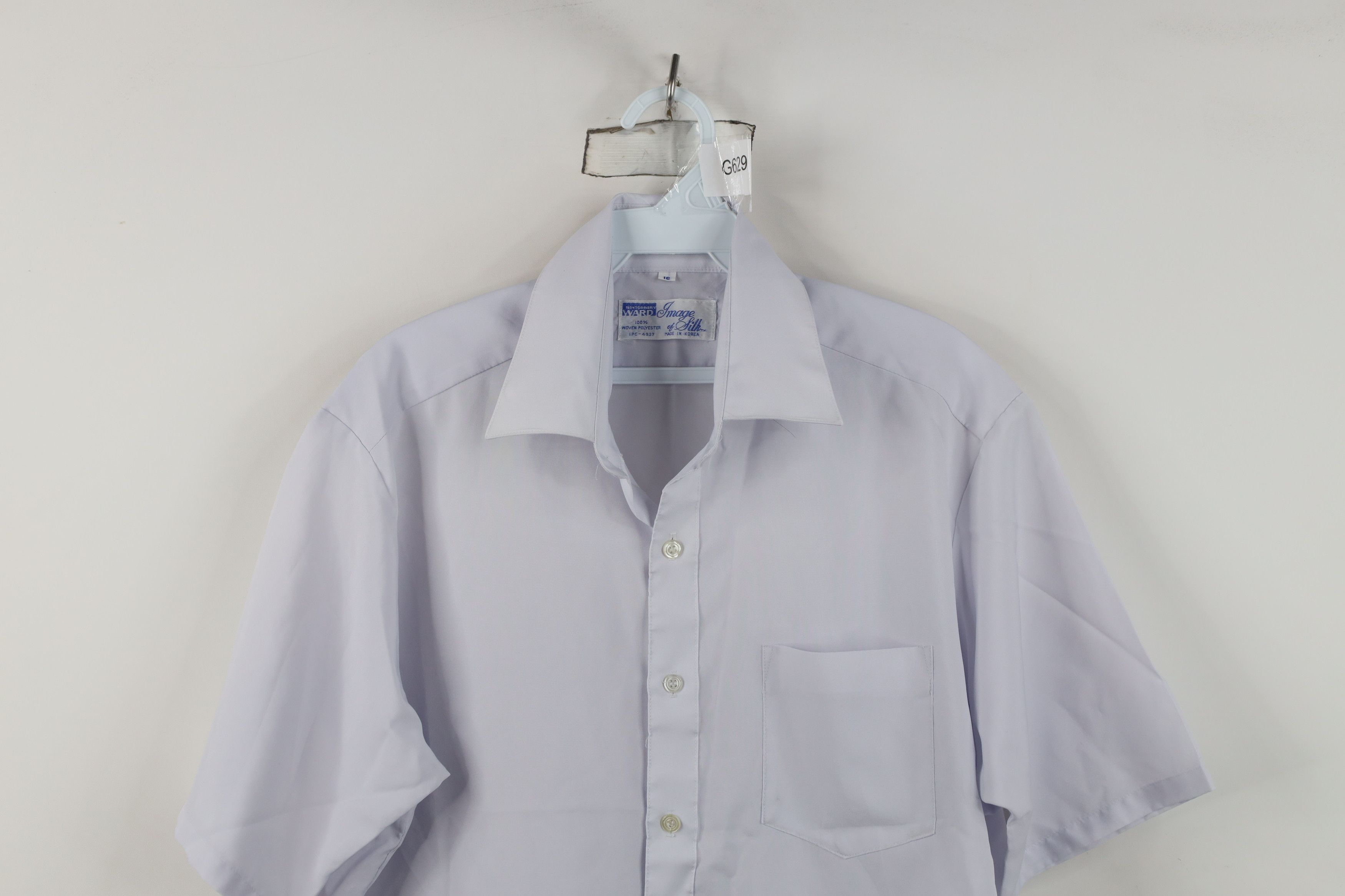 Vintage Vintage 70s Streetwear Short Sleeve Collared Button Shirt Size US M / EU 48-50 / 2 - 2 Thumbnail