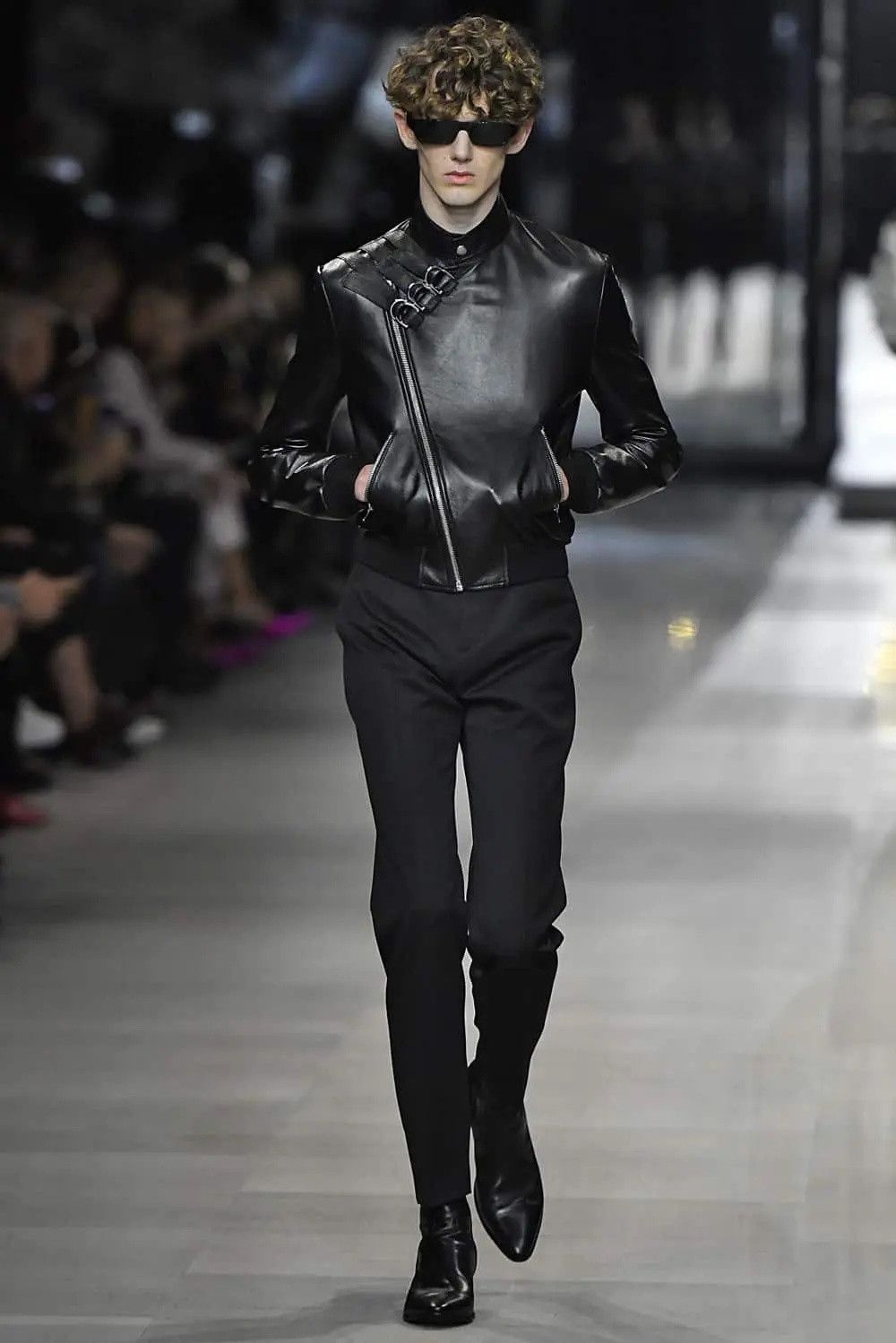 Celine × Hedi Slimane Rare Brand NEW Hedi Slimane Runway Sold Out Leather Jacket Size US M / EU 48-50 / 2 - 3 Thumbnail