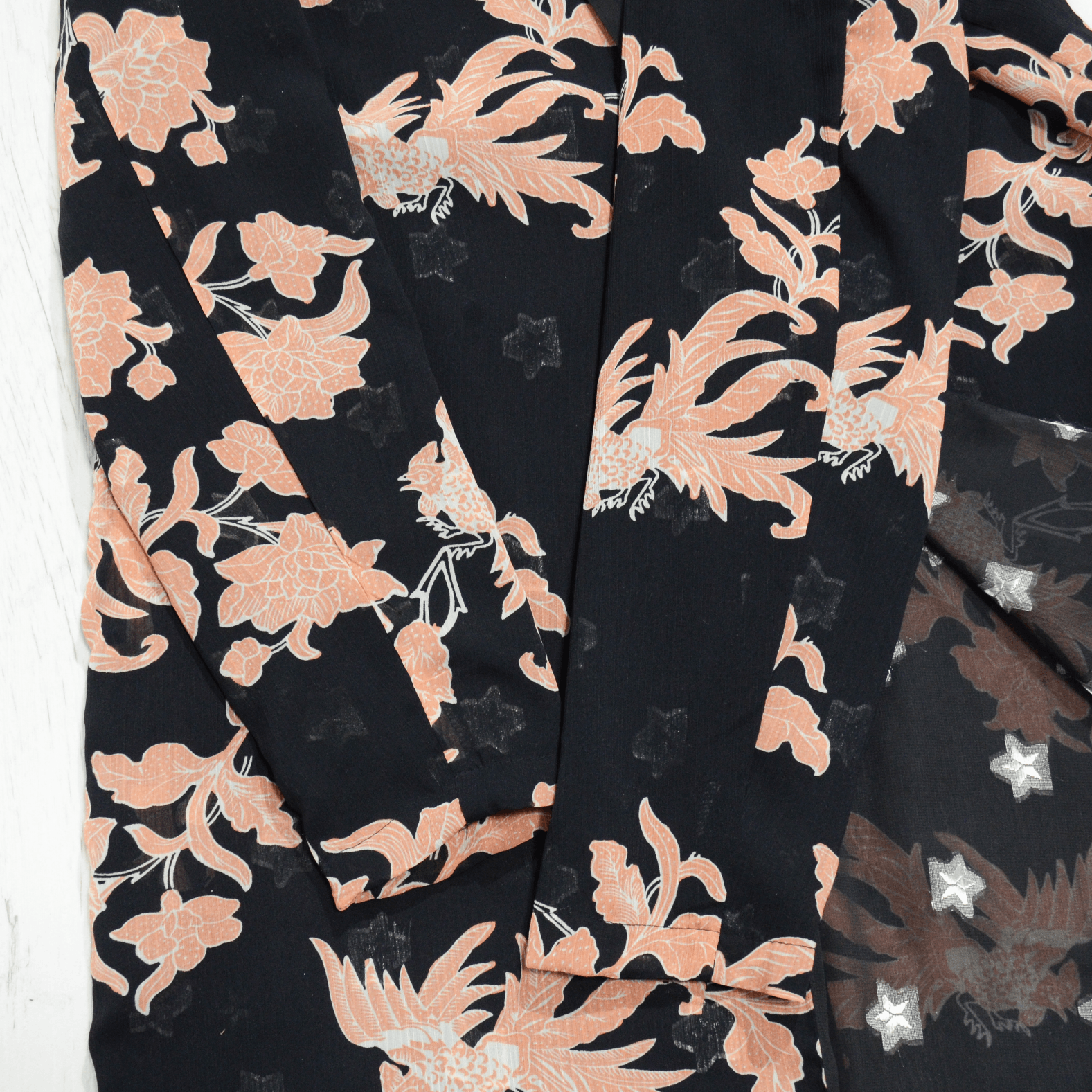 Scotch & Soda Scotch & Soda Floral-Print Duster Jacket Kimono Maison Dress Size S / US 4 / IT 40 - 7 Thumbnail