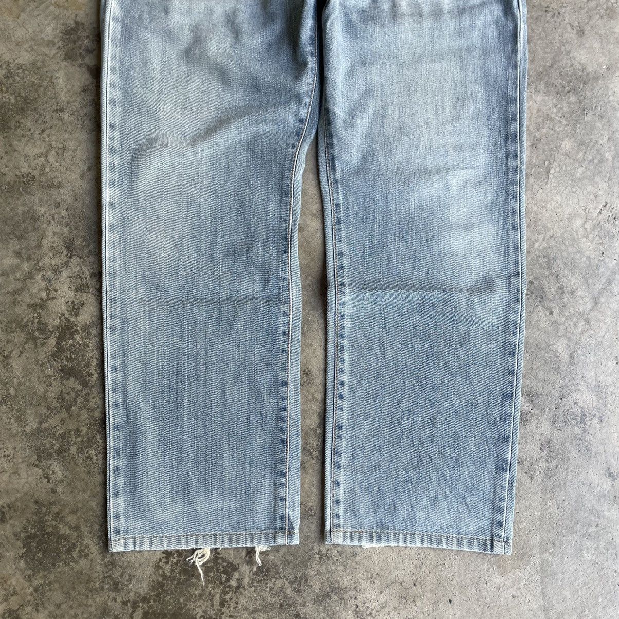 Edwin 🔥Vintage Edwin 403 Stoned Washed Distress Denim Jeans Size US 35 - 3 Thumbnail