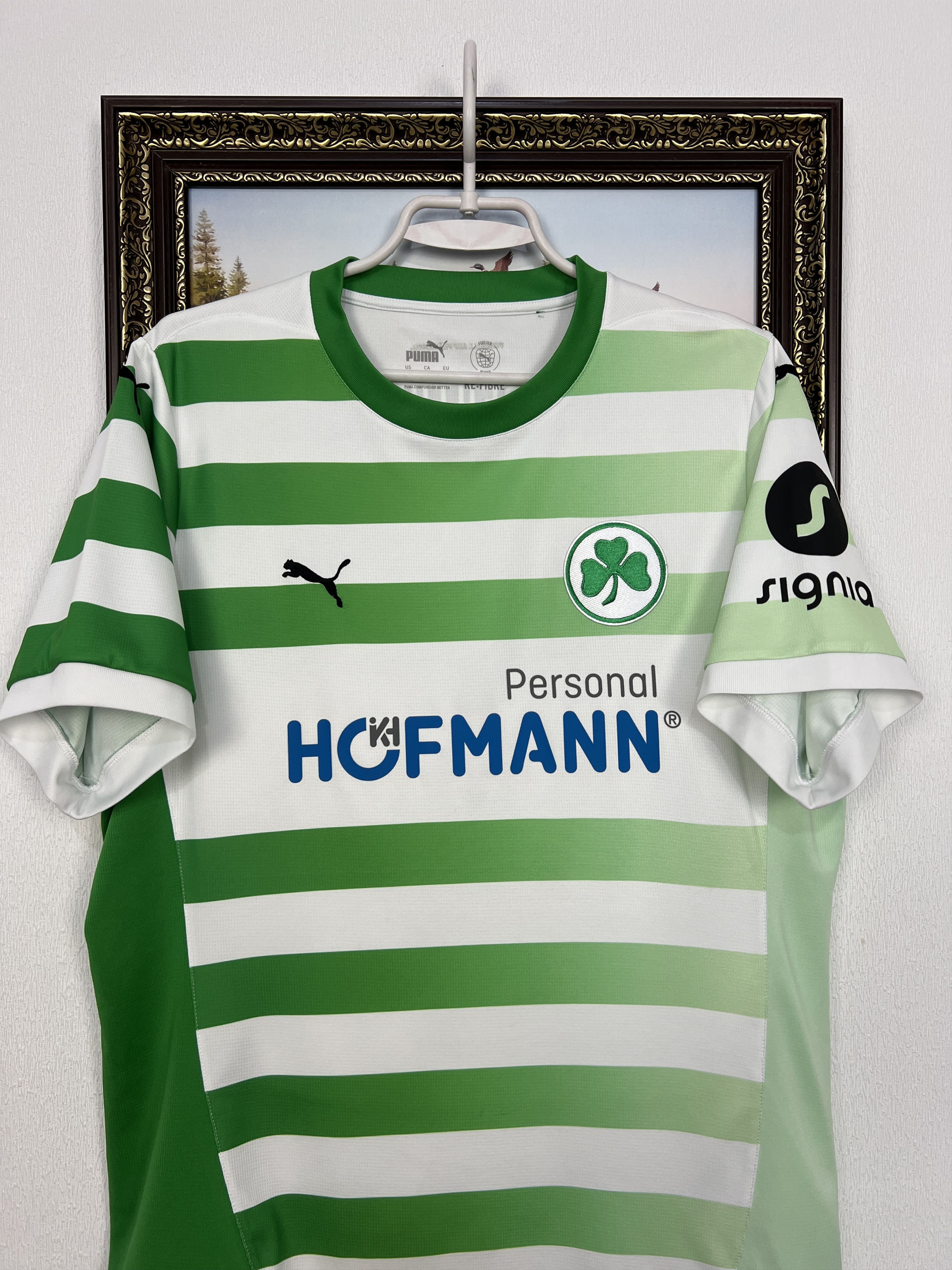 Puma Greuther Furth Home football shirt 2024 Soccer Puma Jersey Size US XL / EU 56 / 4 - 2 Thumbnail