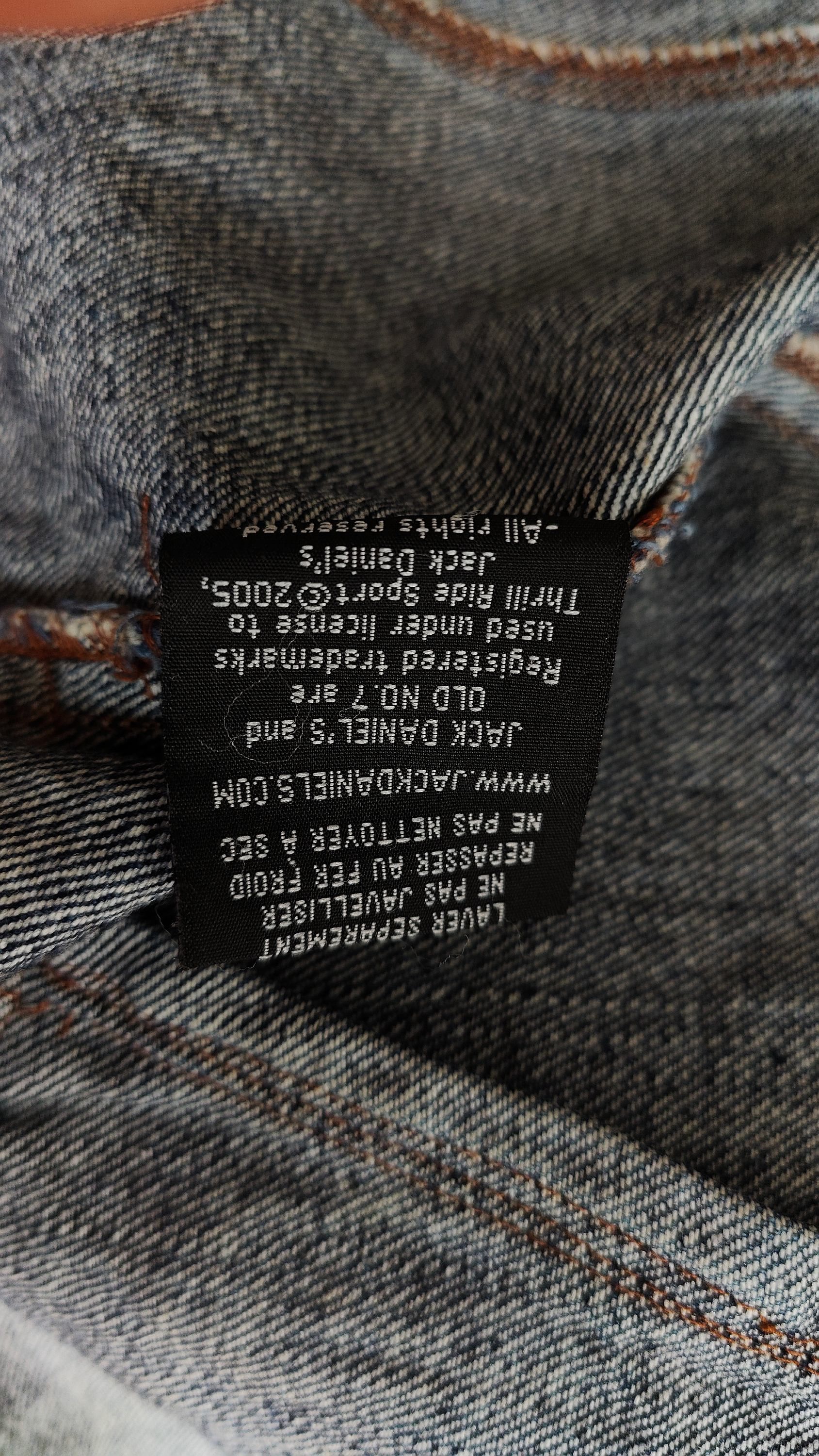 Vintage RARE Jack Daniels Old No 7 Official Vintage Denim Jacket Size US XL / EU 56 / 4 - 9 Thumbnail