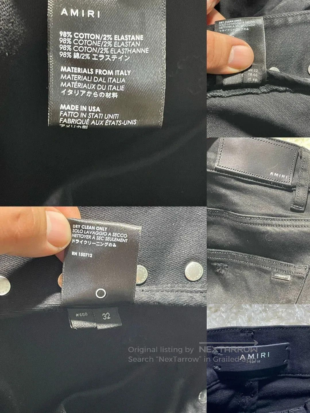 Amiri amiri workman skinny pant in new condition. Size US 32 / EU 48 - 7 Thumbnail