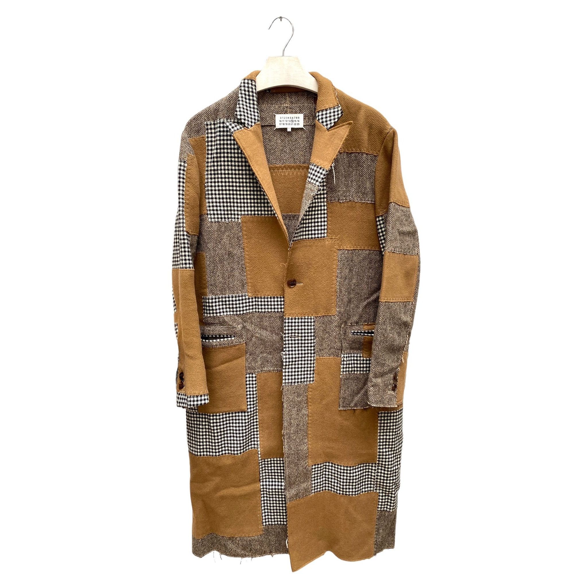 Maison Margiela 1/1 Sample FW 2017 Patchwork Wool Coat Size US M / EU 48-50 / 2 - 1 Thumbnail