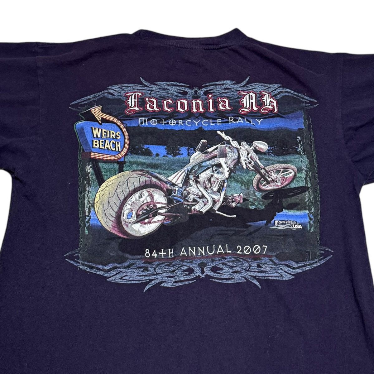 Other 2007 Laconia Motorcycle Biker Rally Shirt Adult Large Size US L / EU 52-54 / 3 - 2 Thumbnail