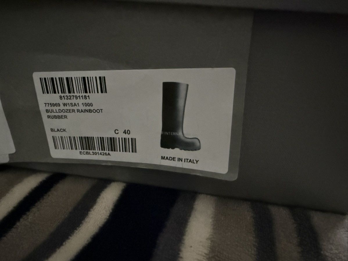 Balenciaga Bulldozer Rainboots Size US 10 / IT 40 - 8 Thumbnail