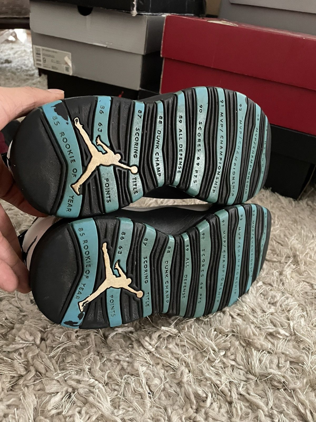 Jordan Brand Jordan 10 Powder Blue Size US 9 / EU 42 - 10 Thumbnail