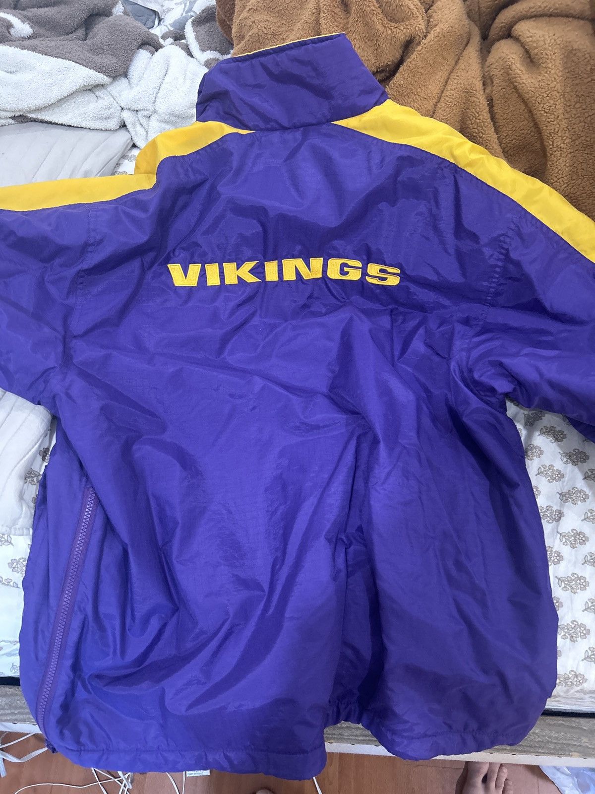 Logo Athletic Vintage Minnesota Vikings windbreaker Size US M / EU 48-50 / 2 - 2 Thumbnail