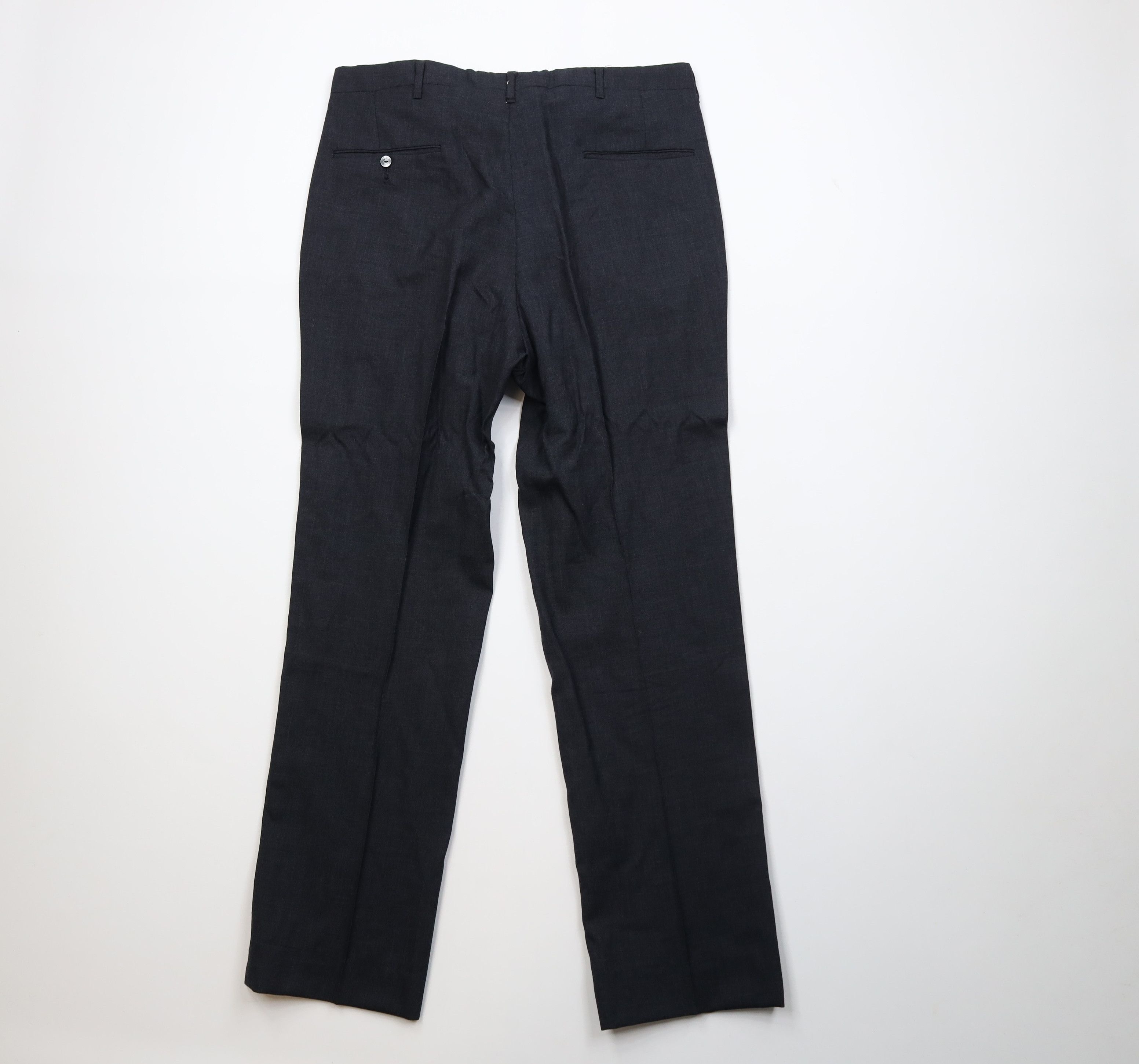 Vintage Vintage 60s Streetwear Knit Chino Pants Charcoal Gray USA Size US 36 / EU 52 - 11 Thumbnail