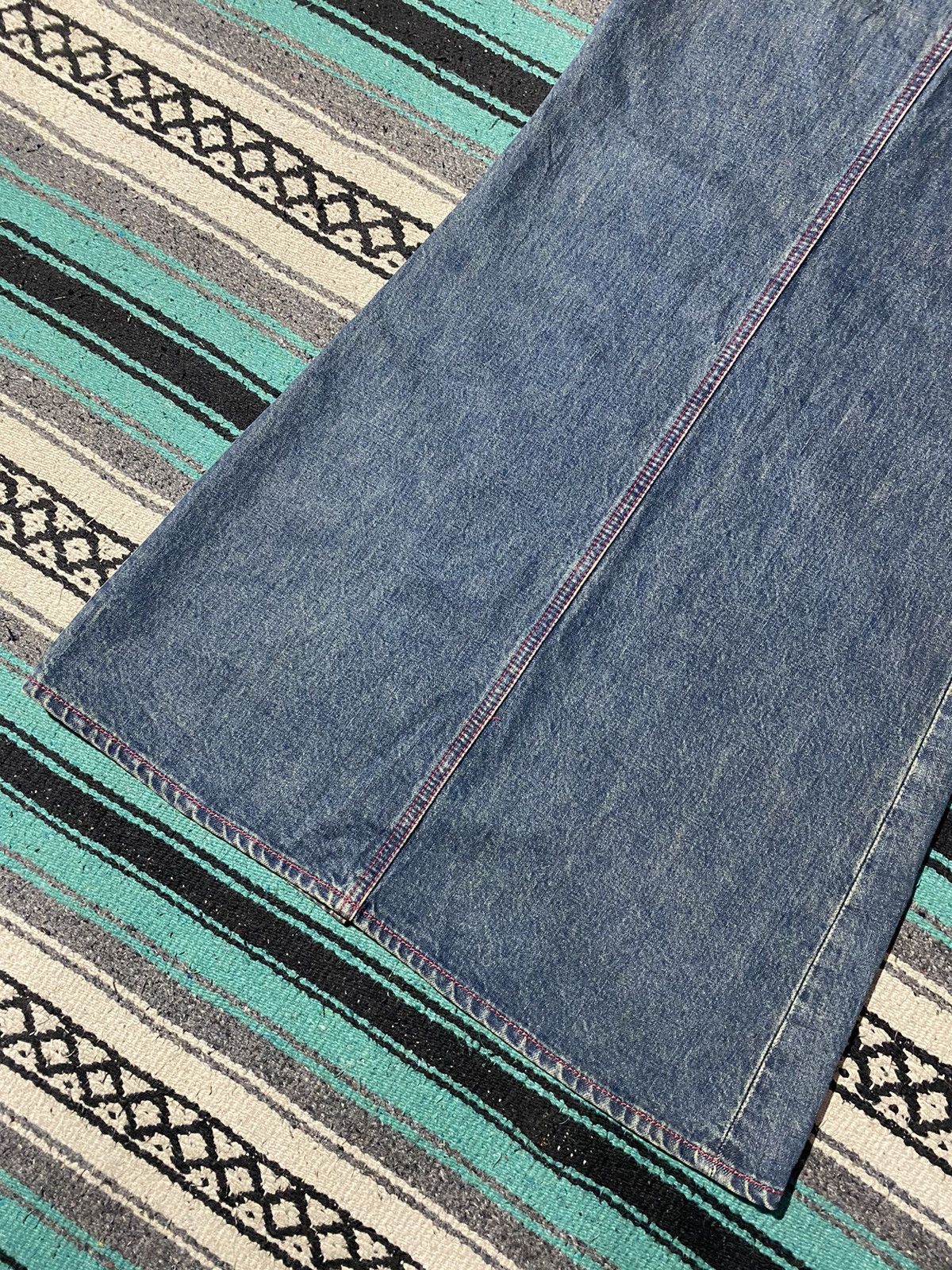 Vivienne Tam 2000s Viviene Tam - Dragon Denim Maxi Skirt Size 27" / US 4 / IT 40 - 3 Thumbnail