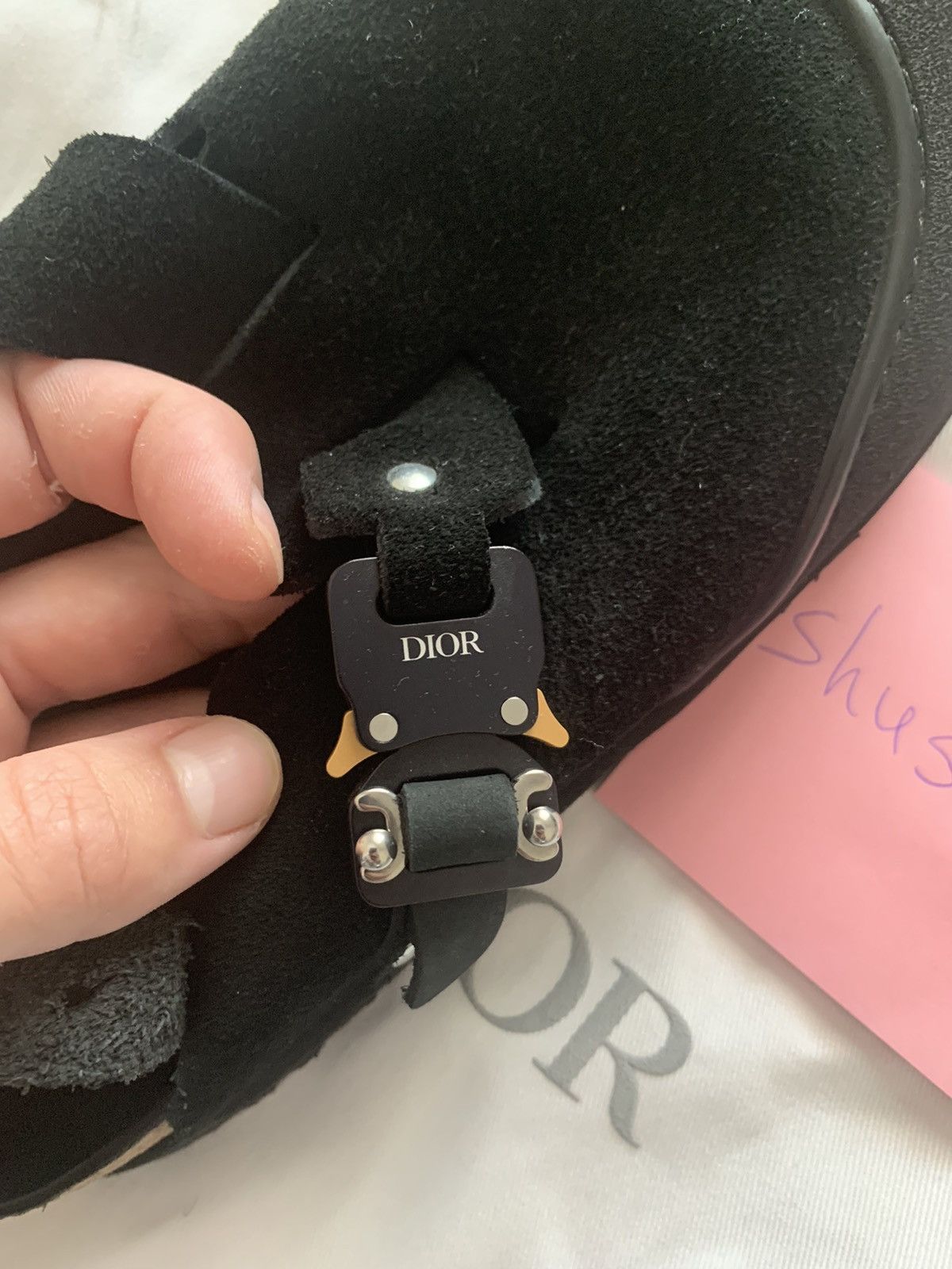 Birkenstock × Dior Dior by Birkenstock Tokio Mule Black Size US 9 / IT 39 - 6 Thumbnail