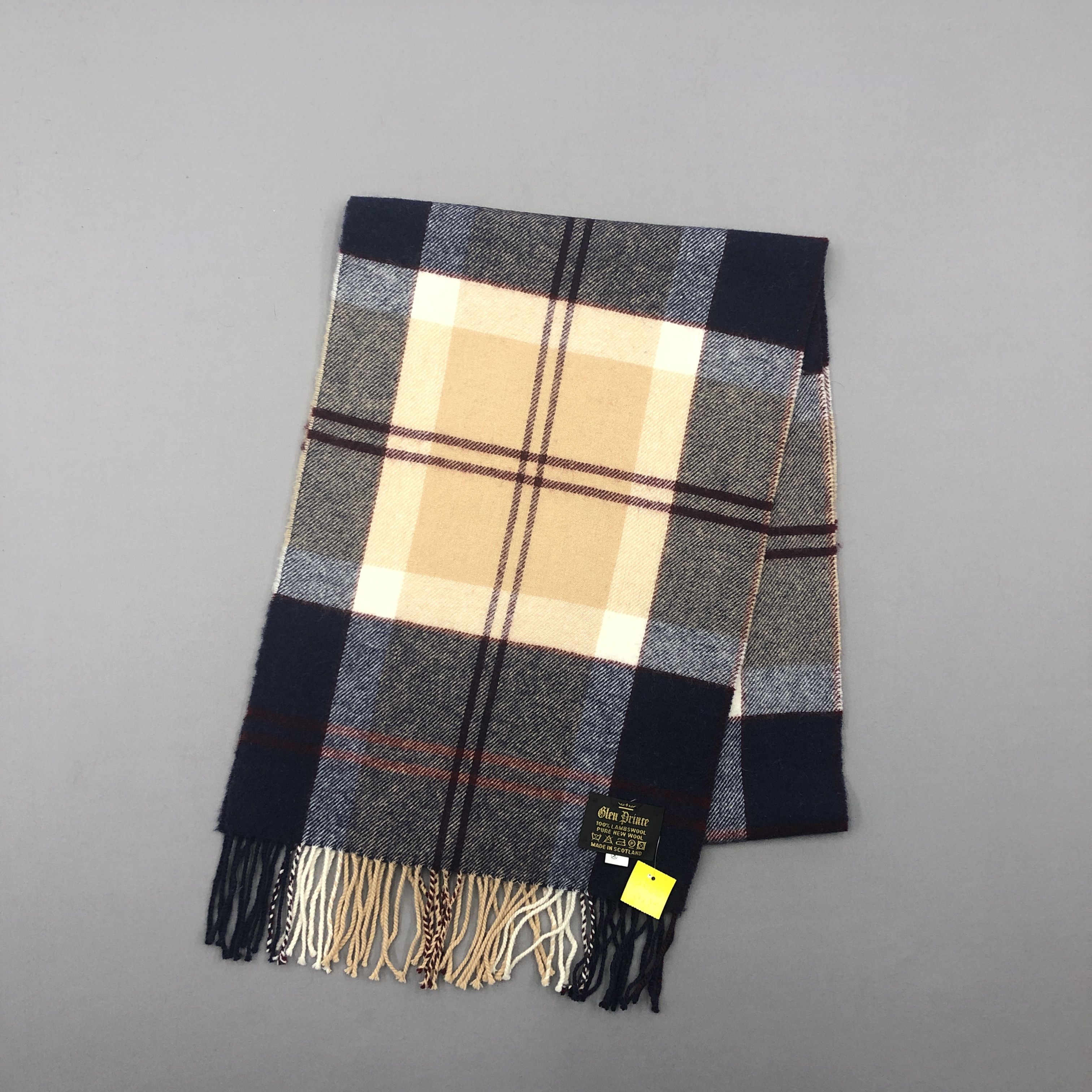 Vintage Vintage Glen Prince Scarf Muffler Wool Cashmere Scarves Size ONE SIZE - 1 Thumbnail