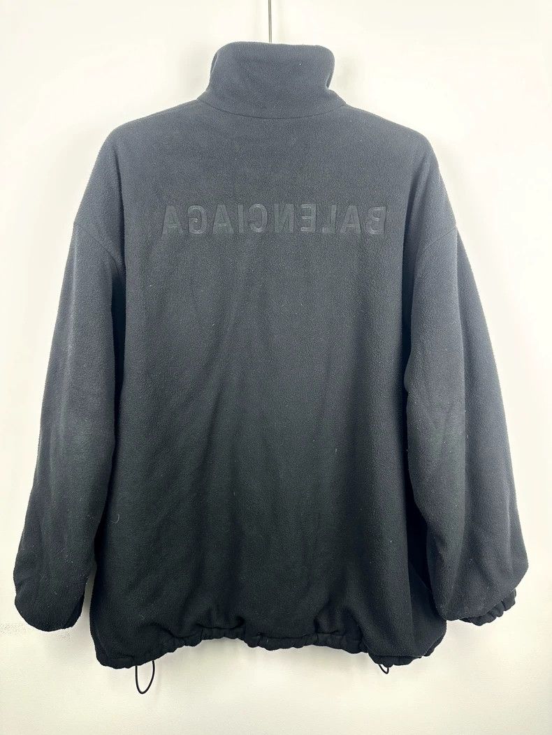 Balenciaga Balenciaga Polar fleece back logo black zip jacket 2502-Nex Size US S / EU 44-46 / 1 - 2 Thumbnail