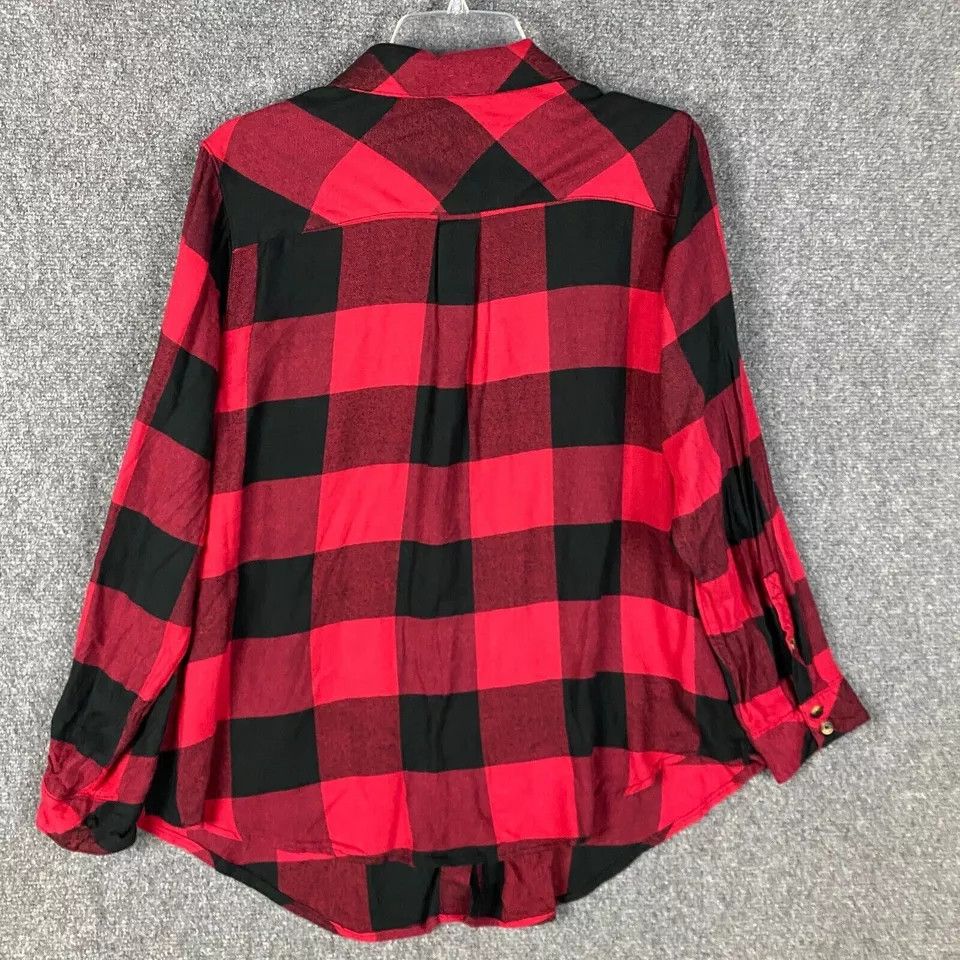 Torrid Torrid Button Up Top Women's Size 2 Long Sleeve Rayon Blend Size XS / US 0-2 / IT 36-38 - 7 Thumbnail